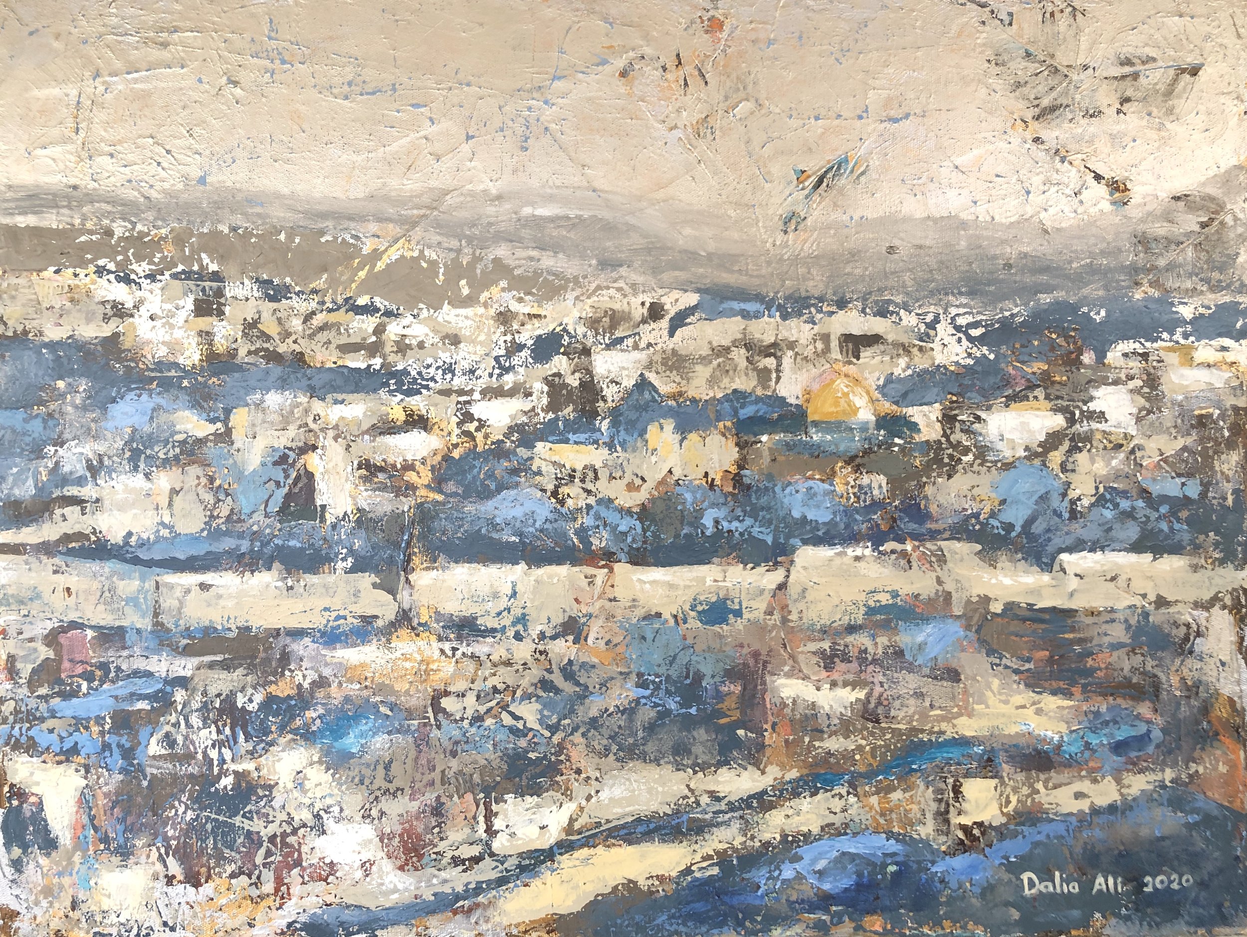 Mixed media on canvas, 60x80cm, sold