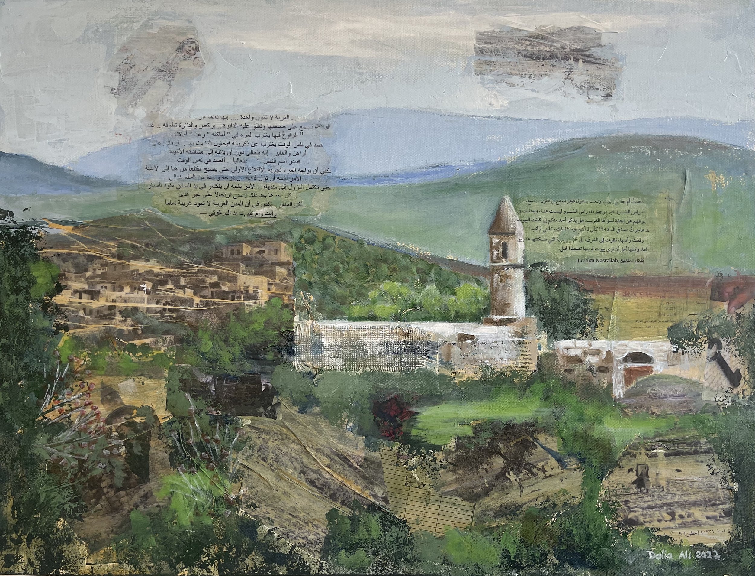 Once Upon a Time; Hetin, Mixed media on canvas, 60x80cm, sold