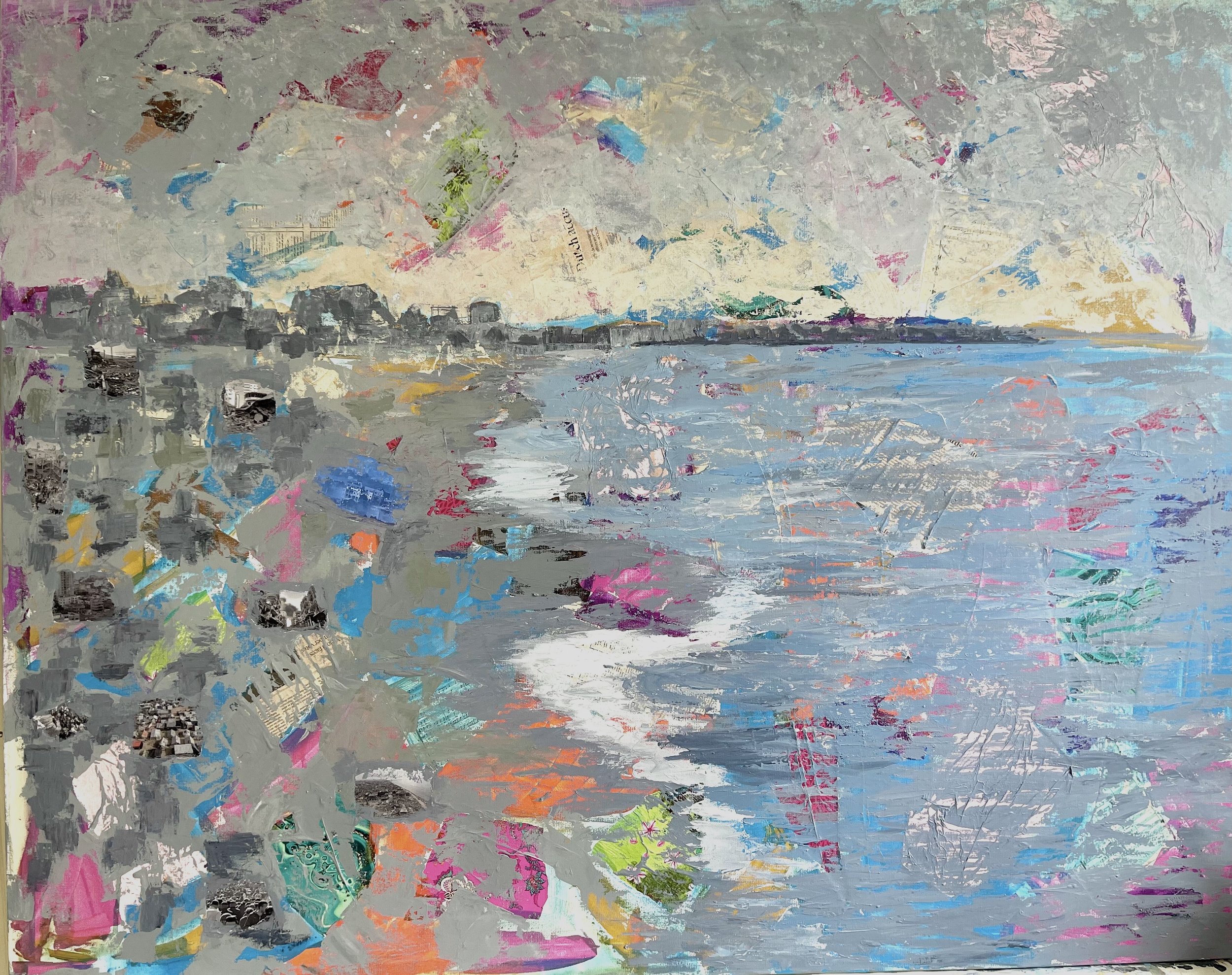 Mixed media on canvas, 120x150cm