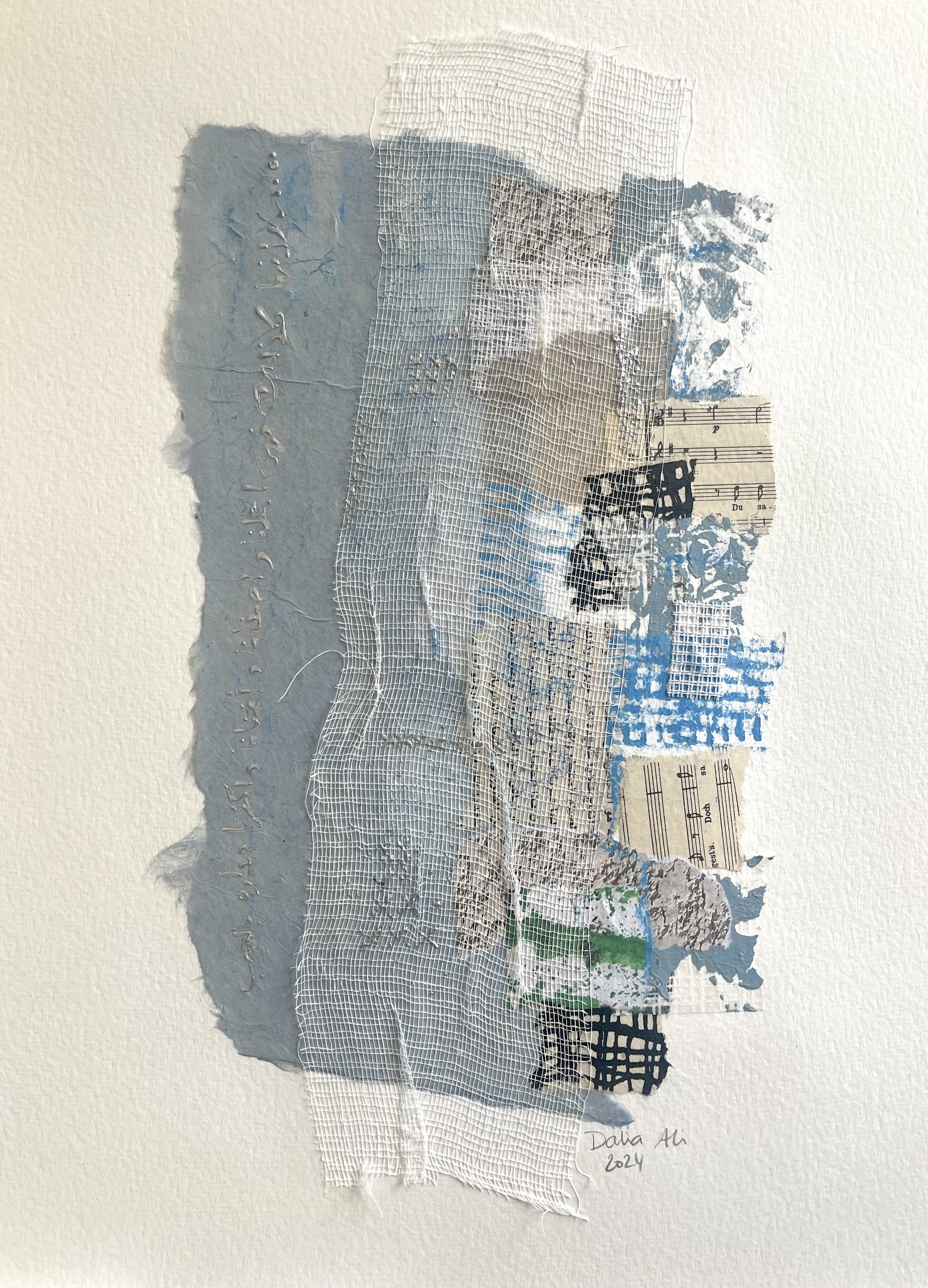 Mixed media on card, 32x23cm
