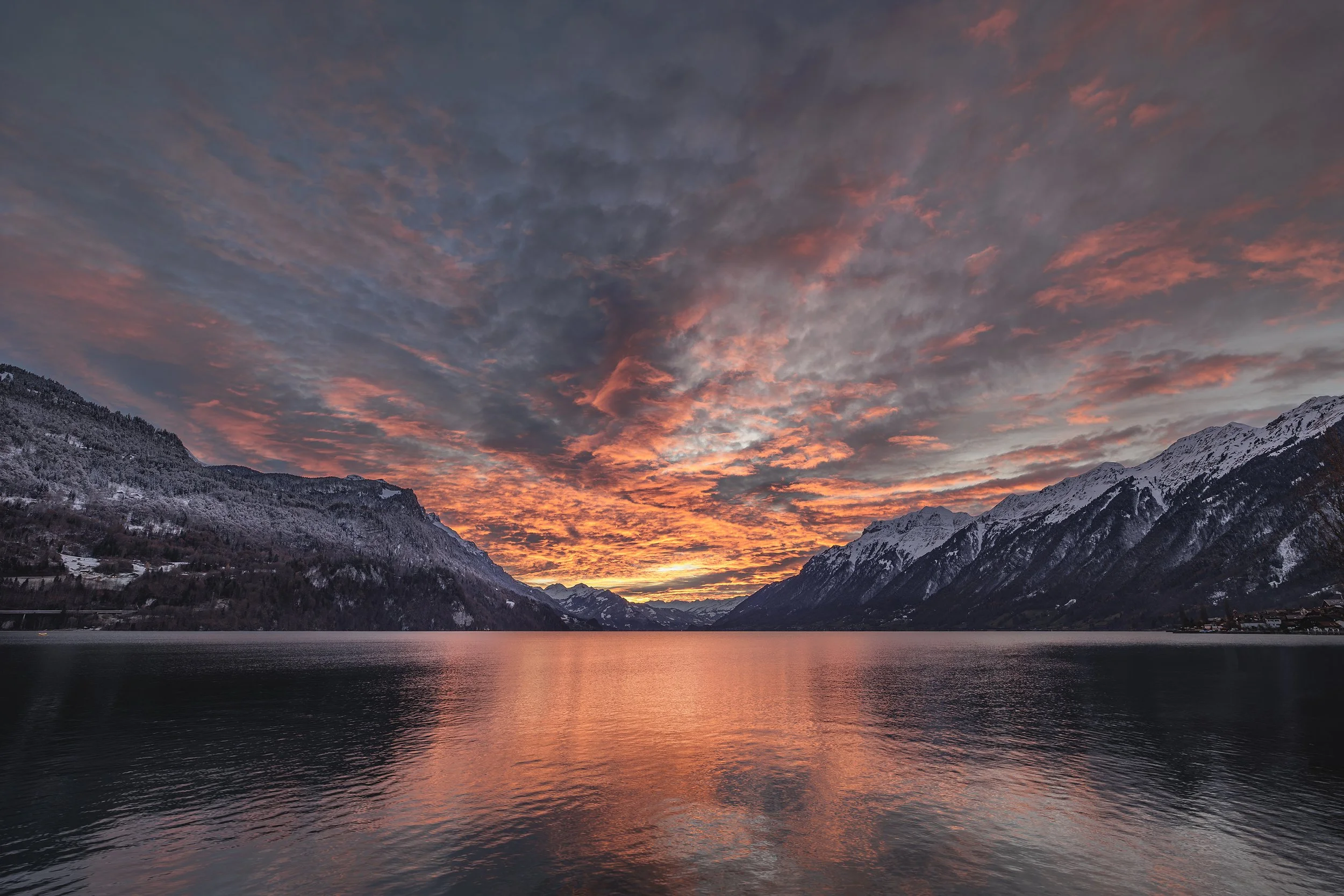 Sunset Brienz BE