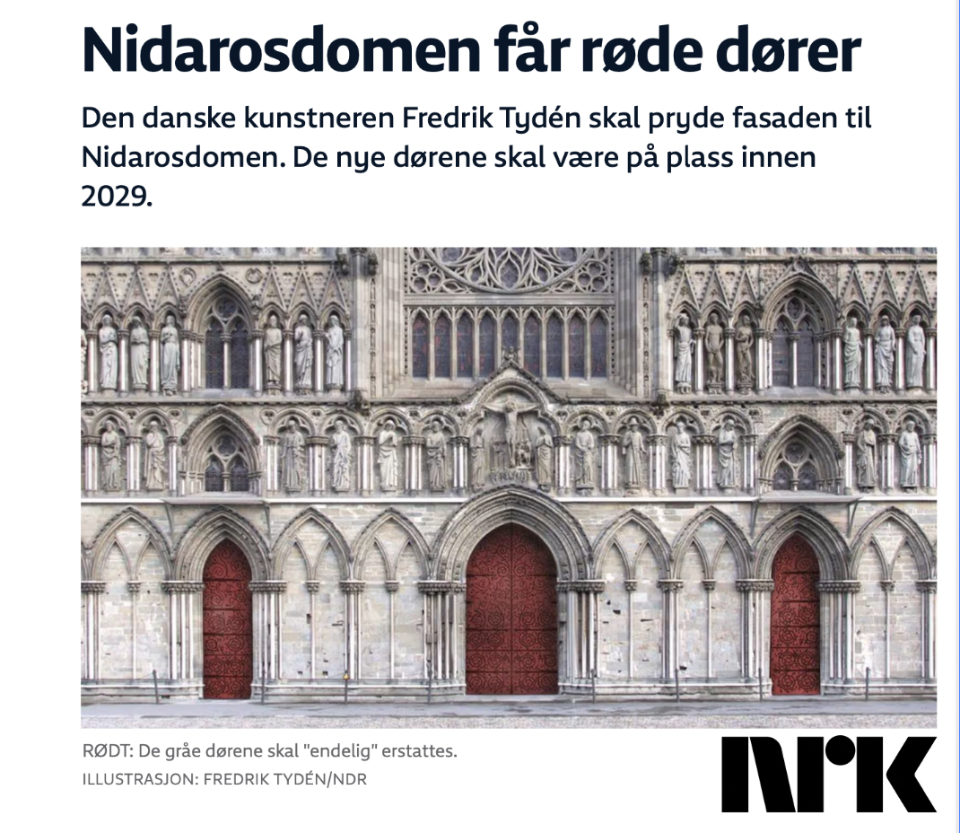 NRK artikkel nidarosdomen
