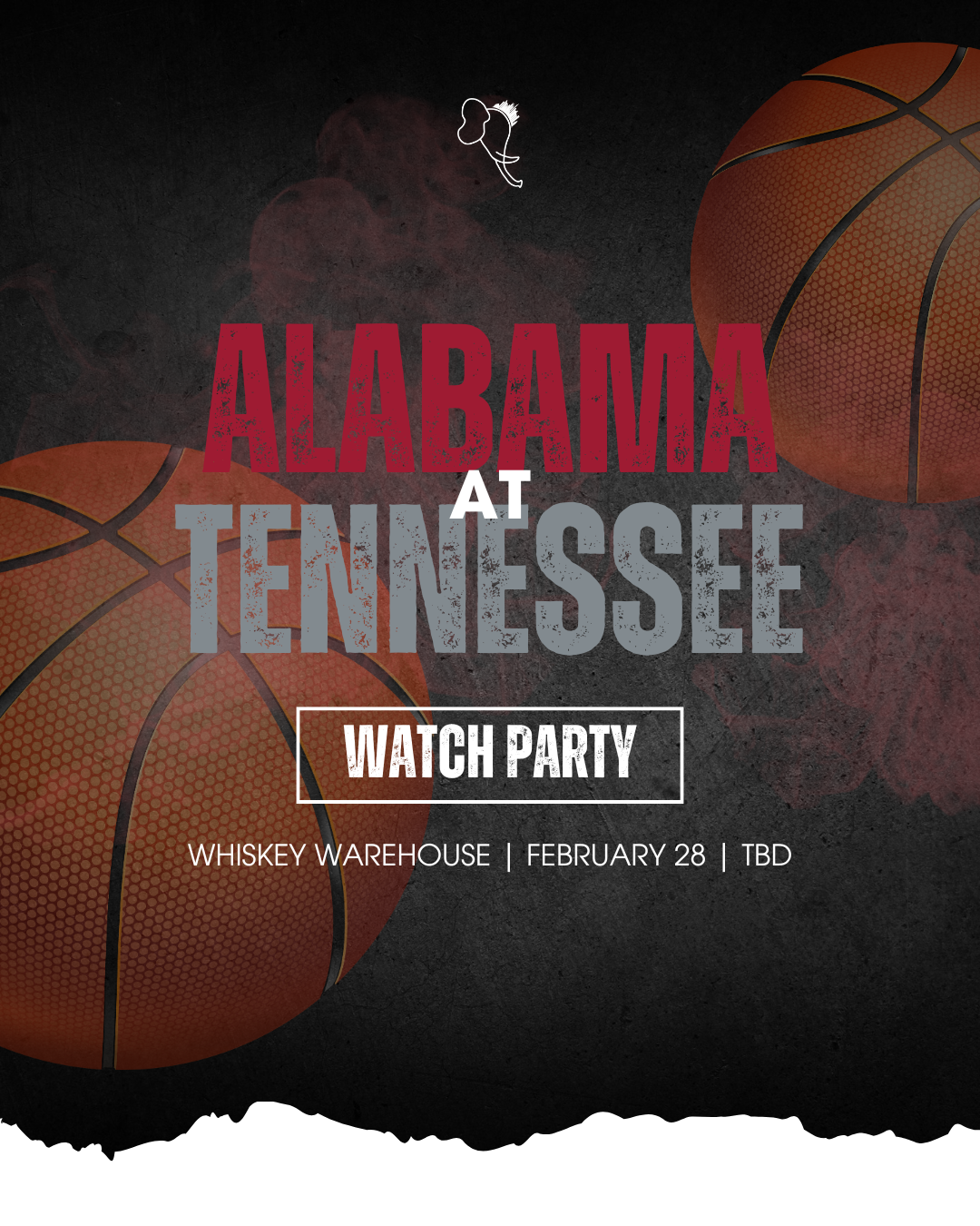 Alabama at Tennessee Men's Basketball Watch Party