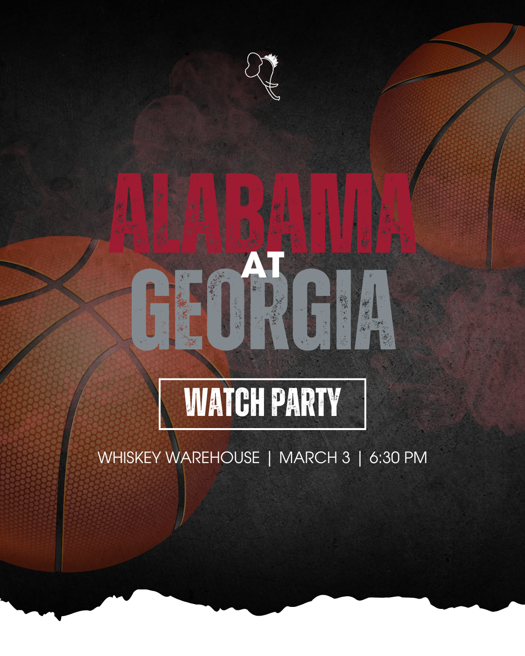 Alabama at Georgia Men’s Basketball Watch Party