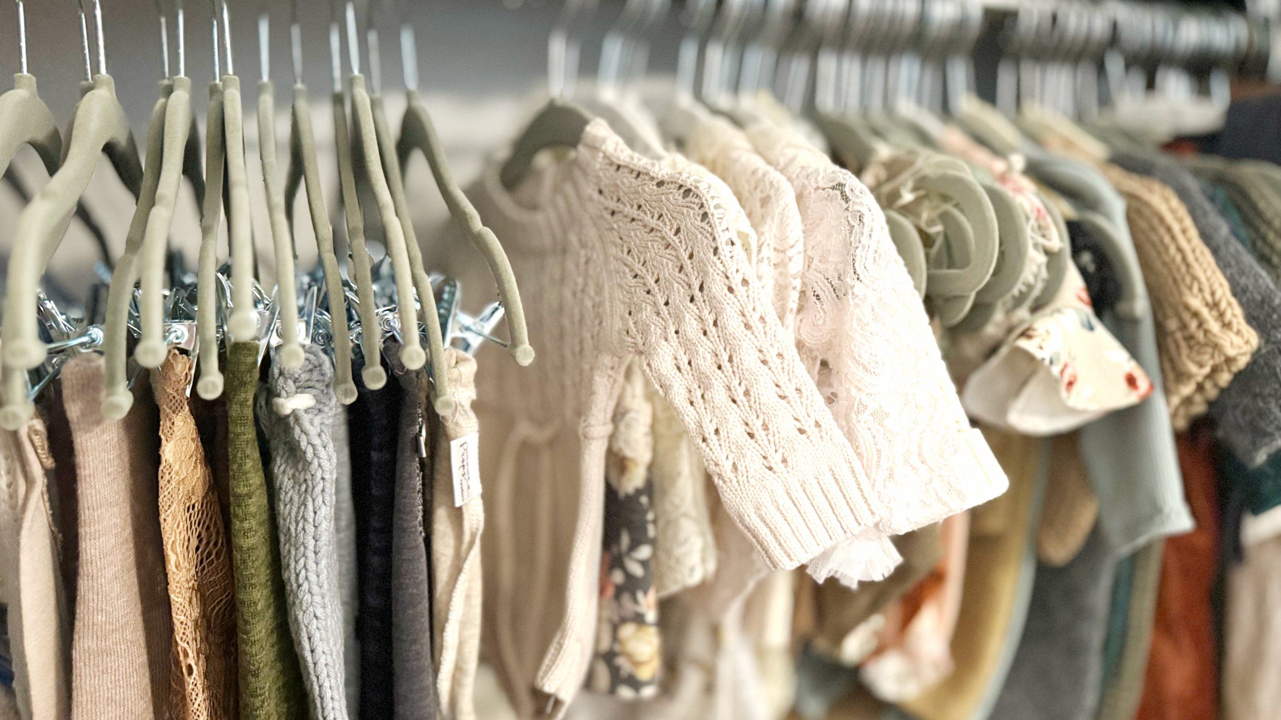 wardrobe / clothes for client use