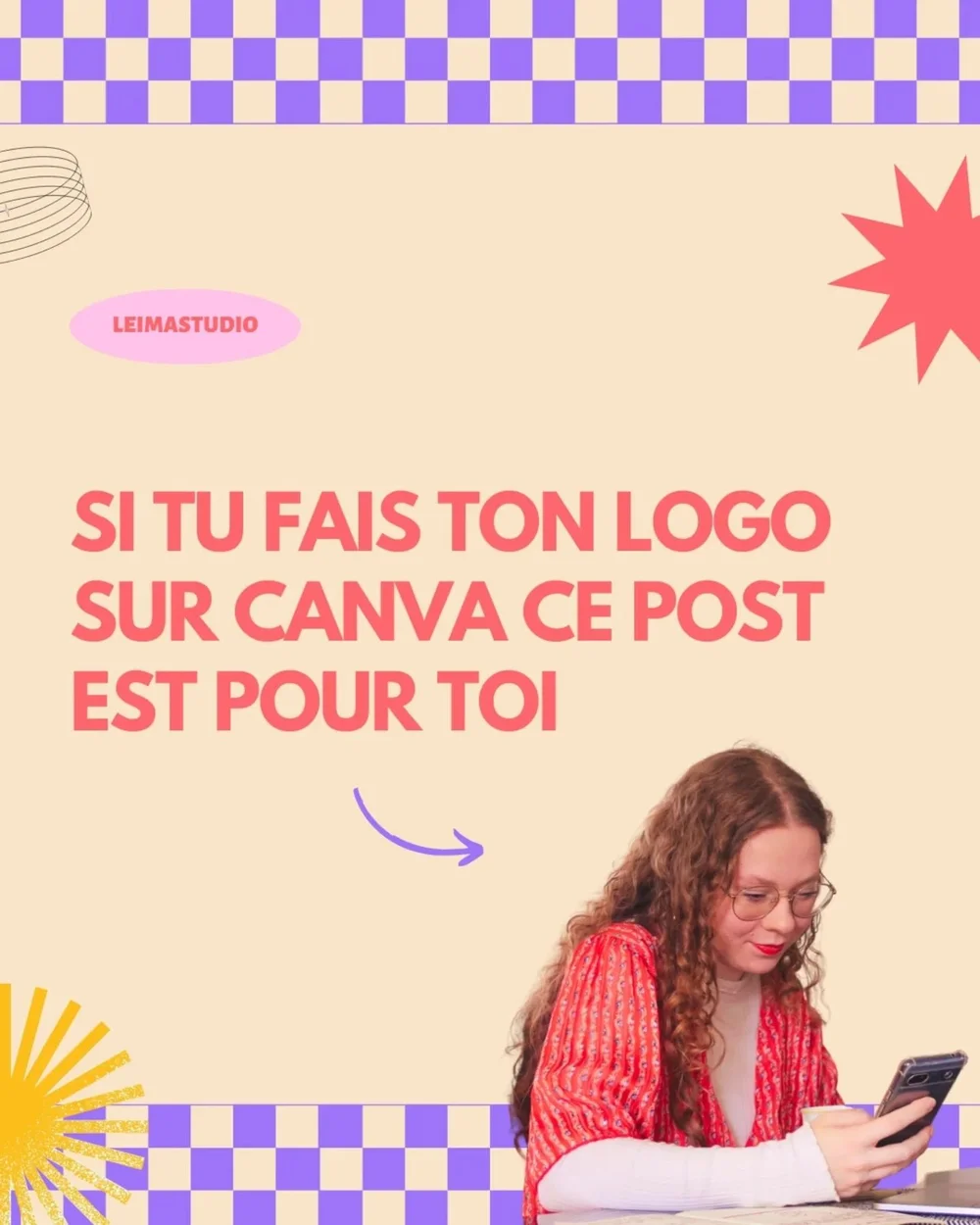 Je vois souvent des posts qui critiquent Canva, disant que l'outil vole le m&eacute;tier des graphistes et que faire un logo sur Canva, c&rsquo;est la honte 😅 Et bien de mon c&ocirc;t&eacute;, je ne suis pas du tout d&rsquo;accord. Non, faire ton lo
