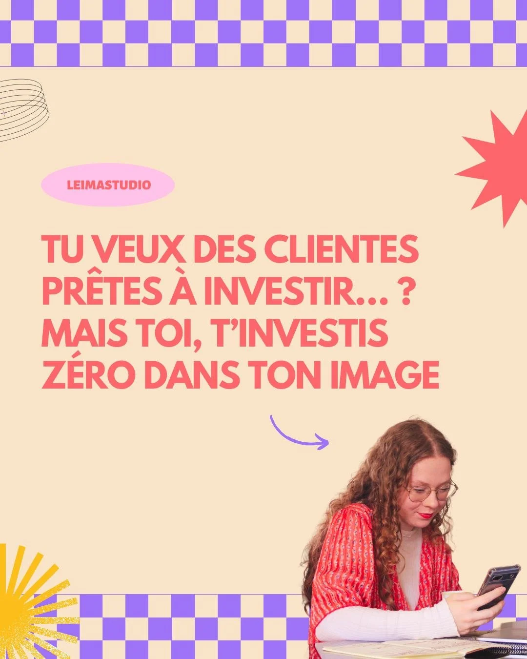 Une identit&eacute; visuelle, ce n&rsquo;est pas juste un logo. C&rsquo;est ton univers, ce qui fait que tes clientes te remarquent et surtout&hellip; qu&rsquo;elles passent &agrave; l&rsquo;achat ✨

Tu mets du c&oelig;ur, du temps et ton savoir-fair