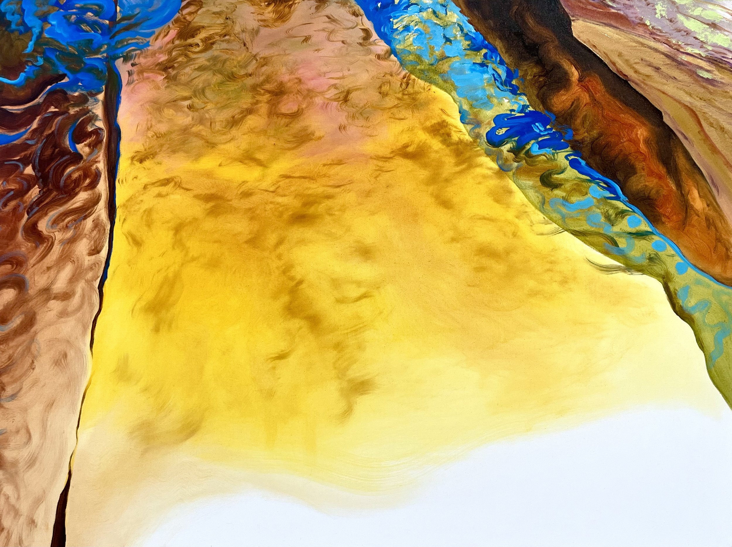 Study of Canyon Puddle | Oil on canvas |
30" x 40" | 2025