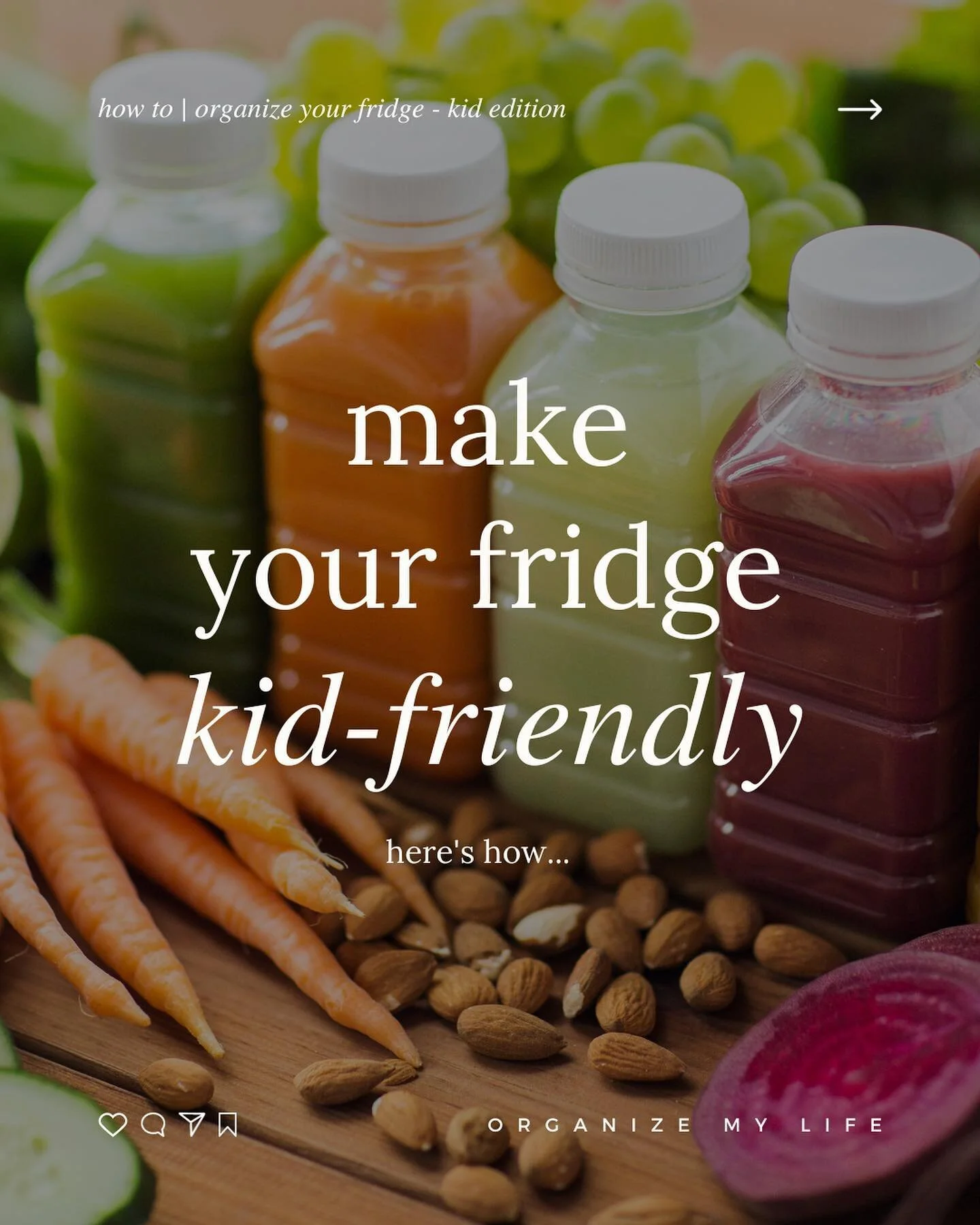 How To Make Your Fridge Kid Friendly

After mastering this for the past decade, here are my biggest pieces of advice to keep an organized fridge that doubles as kid friendly.

👇🏻 Cliff Notes

1. Think outside of the (fridge) box

2. Prep ahead to s