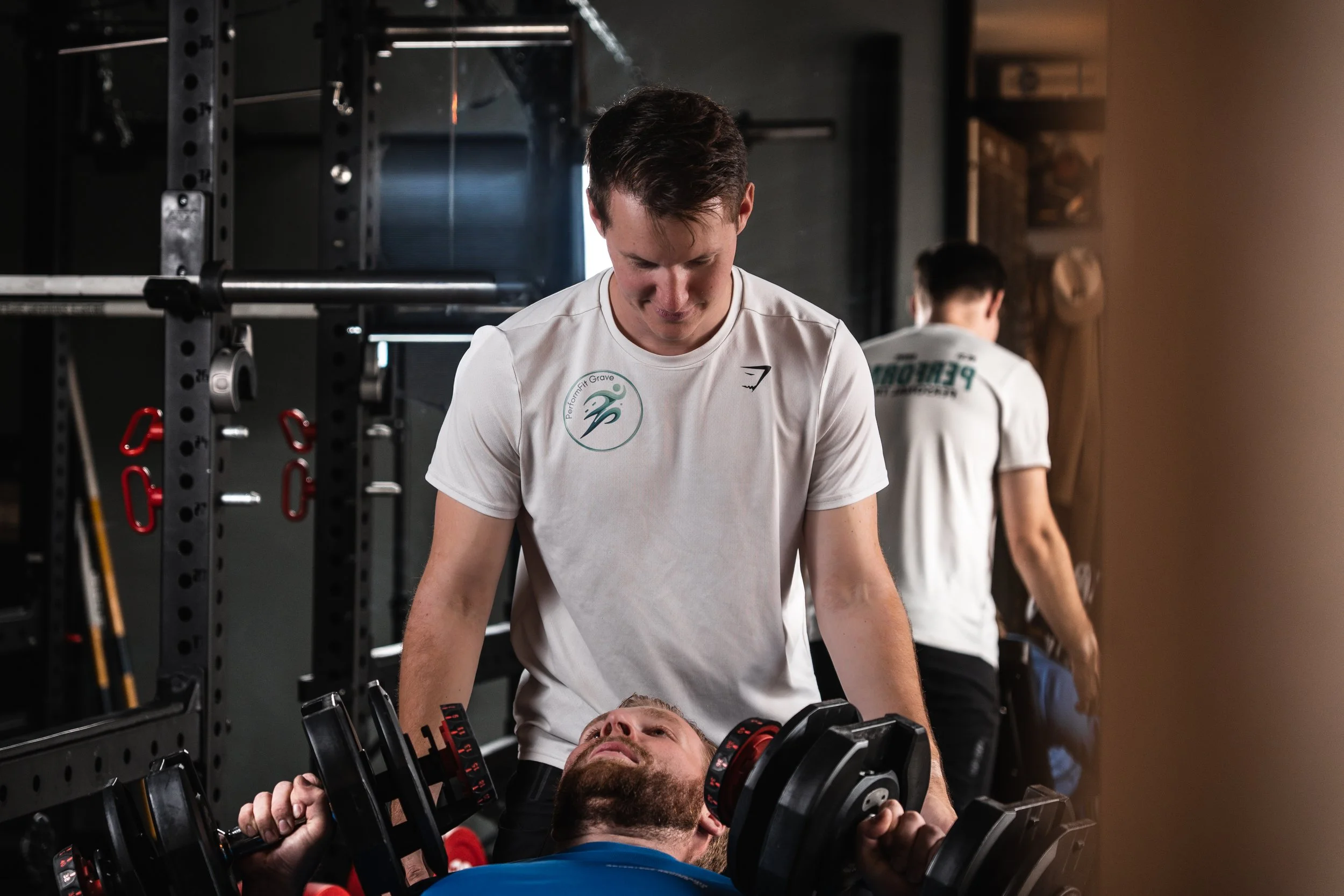 Bankdrukken + spotter, personal trainer