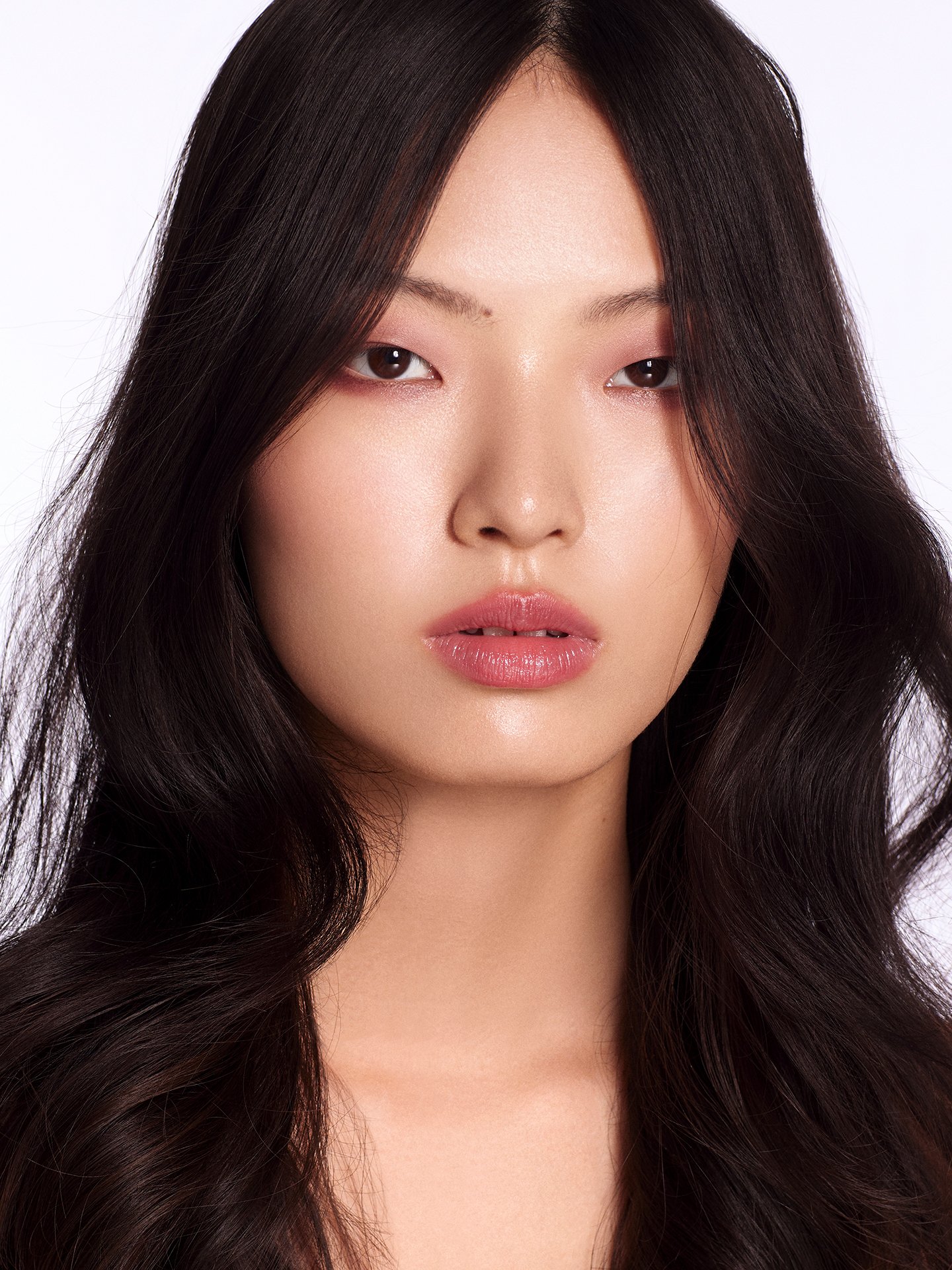 Natural glowing makeup beauty portrait by a beauty photographer based in Poland, working across Europe