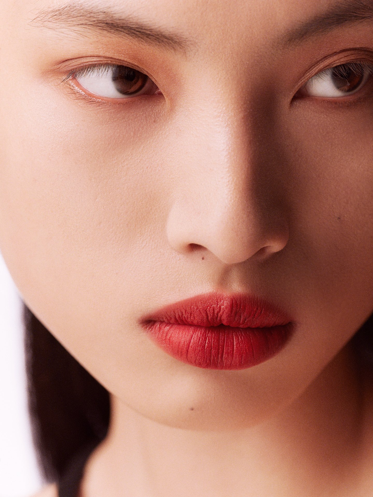 Close-up eye makeup beauty portrait by a beauty photographer based in Warsaw, Poland