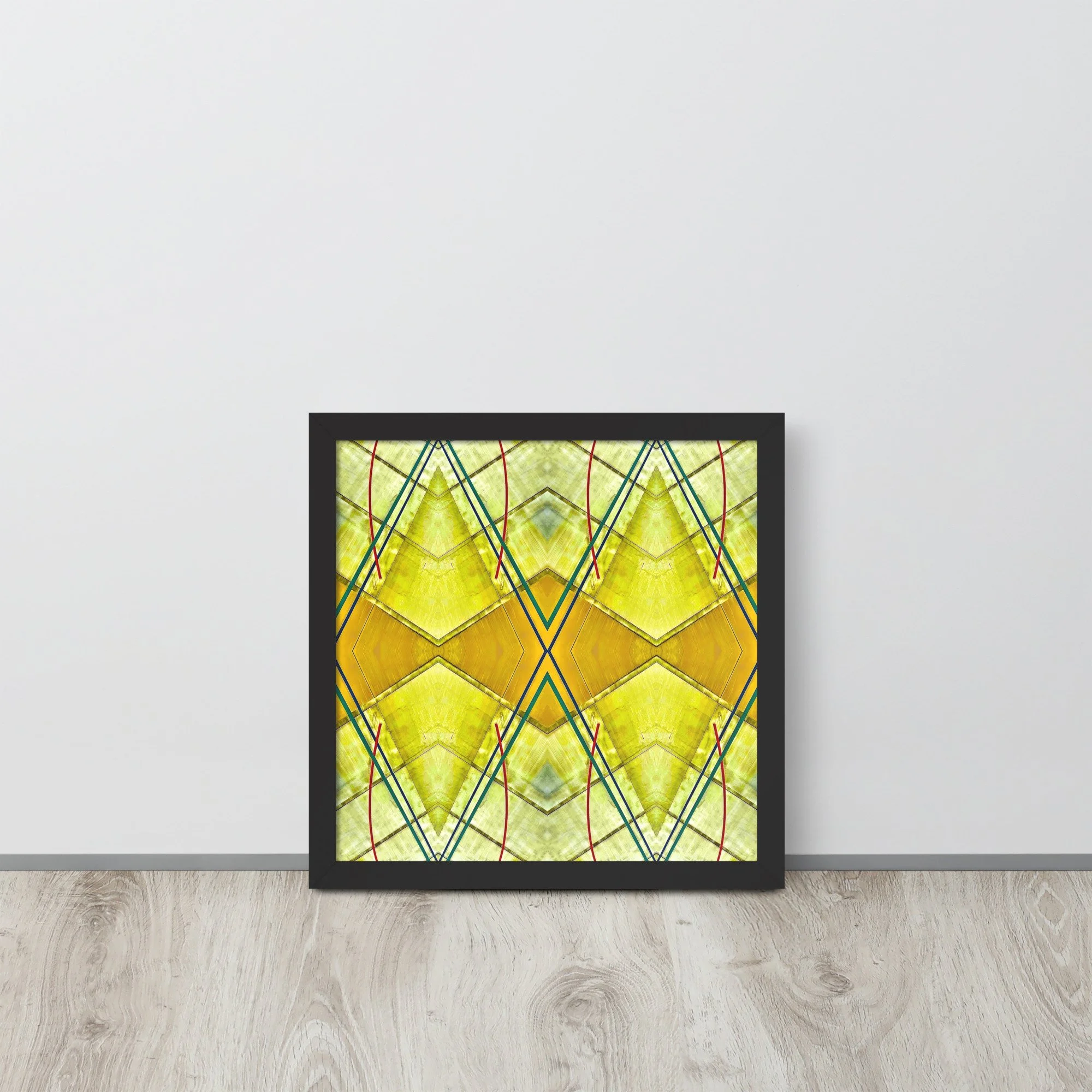 Framed photo paper poster