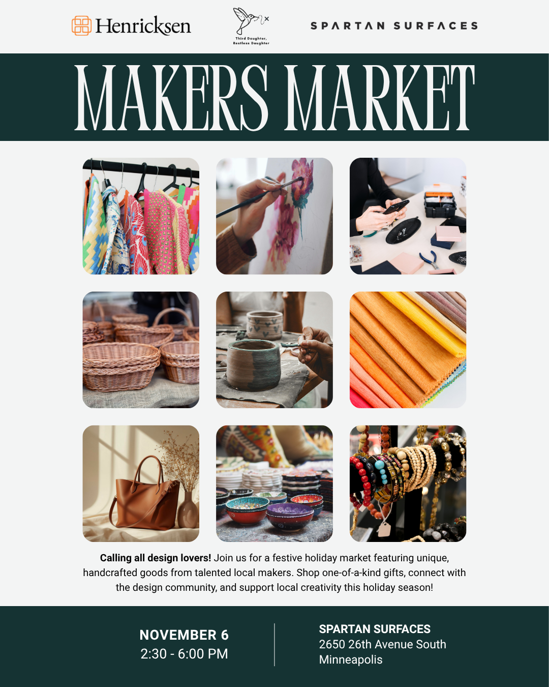 Maker's Market @ Spartan Surfaces