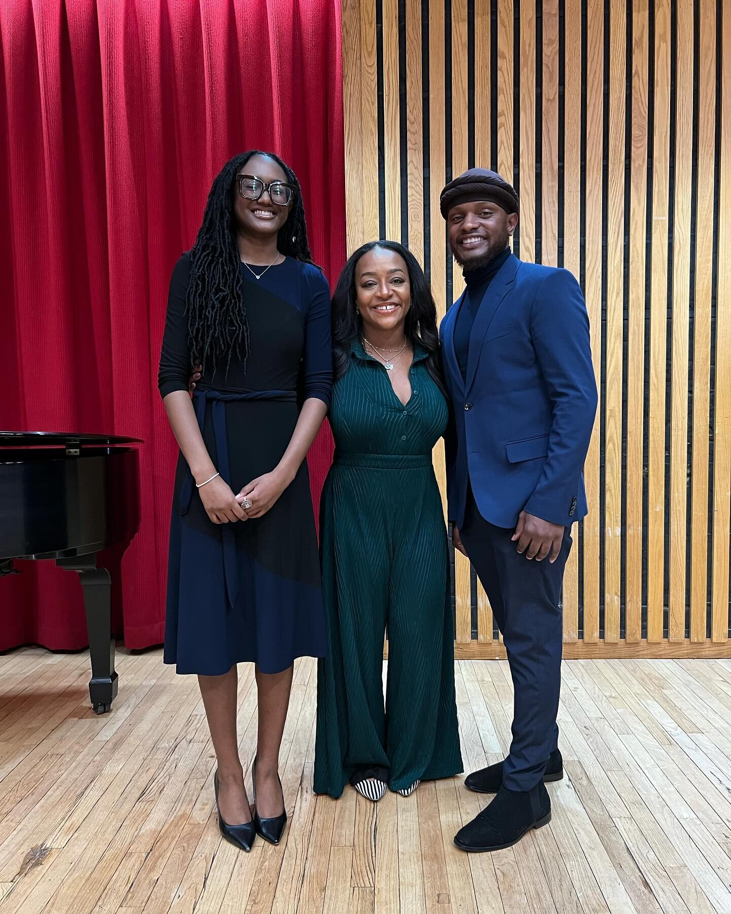 Morris &amp; Friends: Masterclass #1 with @brandie_inez at @howardumusic .

Congratulations to Shikahi Jones and Sanaa Stephen!

And thank you to @caapaarts for making this possible!

Morris &amp; Friends: An Evening of Opera &amp; Gospel.
Saturday, 