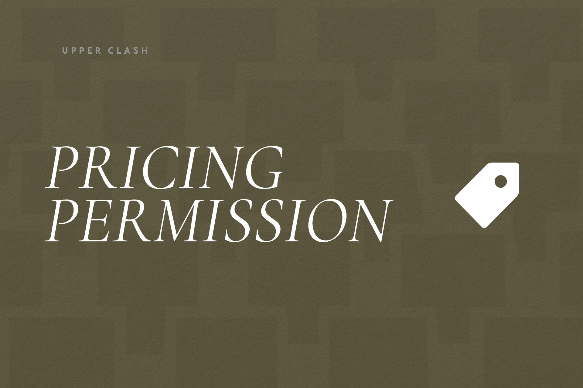 Pricing Permission
