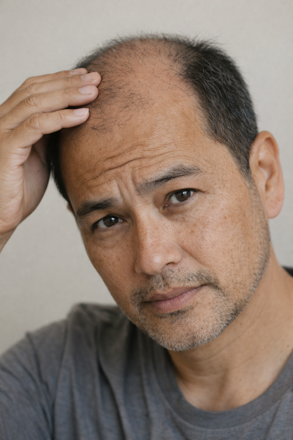 Black and white photo of a shadow of flowers on a person's neck and upper chest.