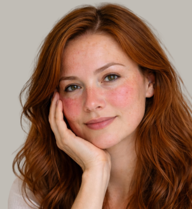 Black and white image of a young girl with braided hair facing away from the camera.
