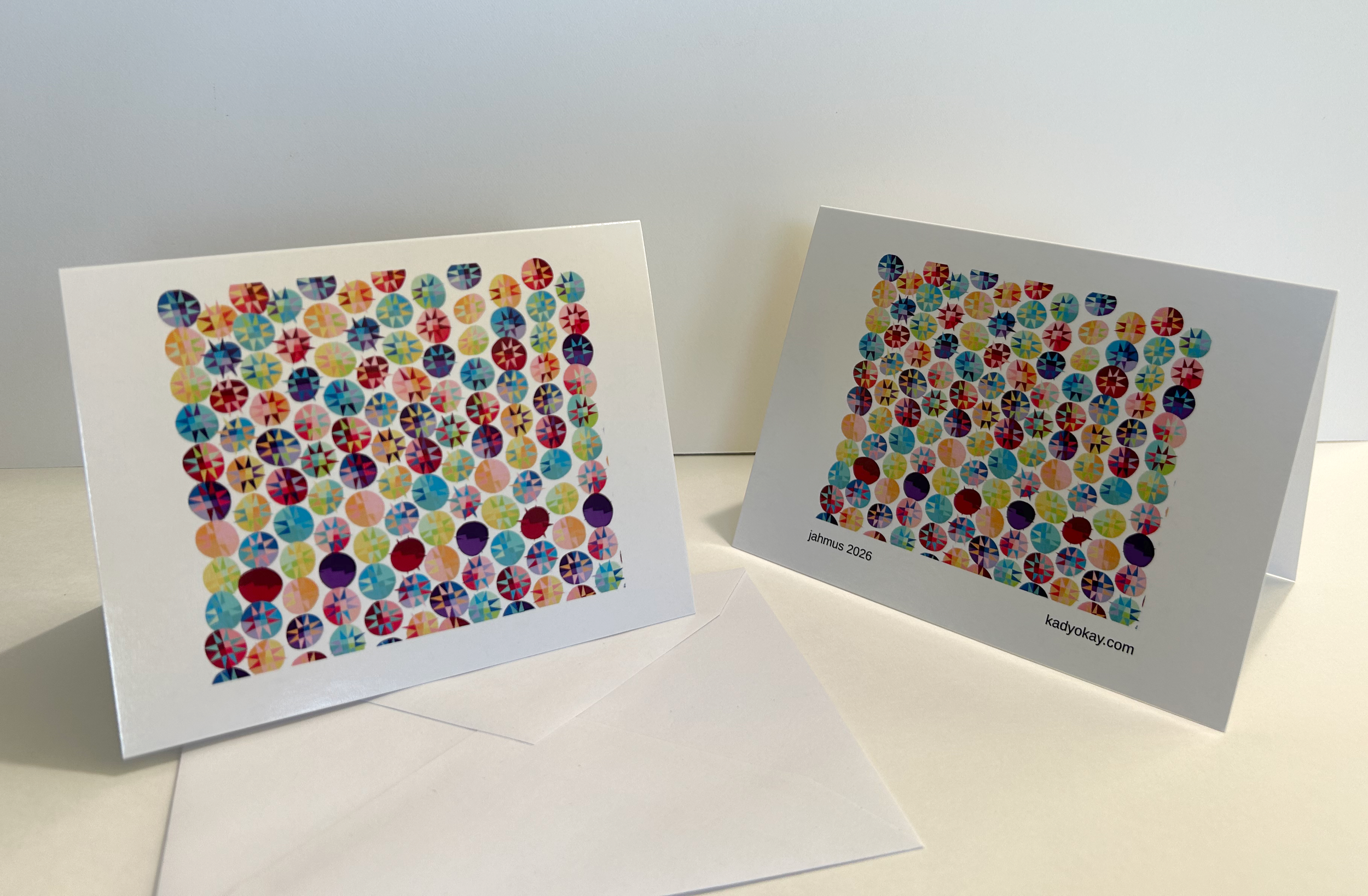 Stars Circle Greeting Card