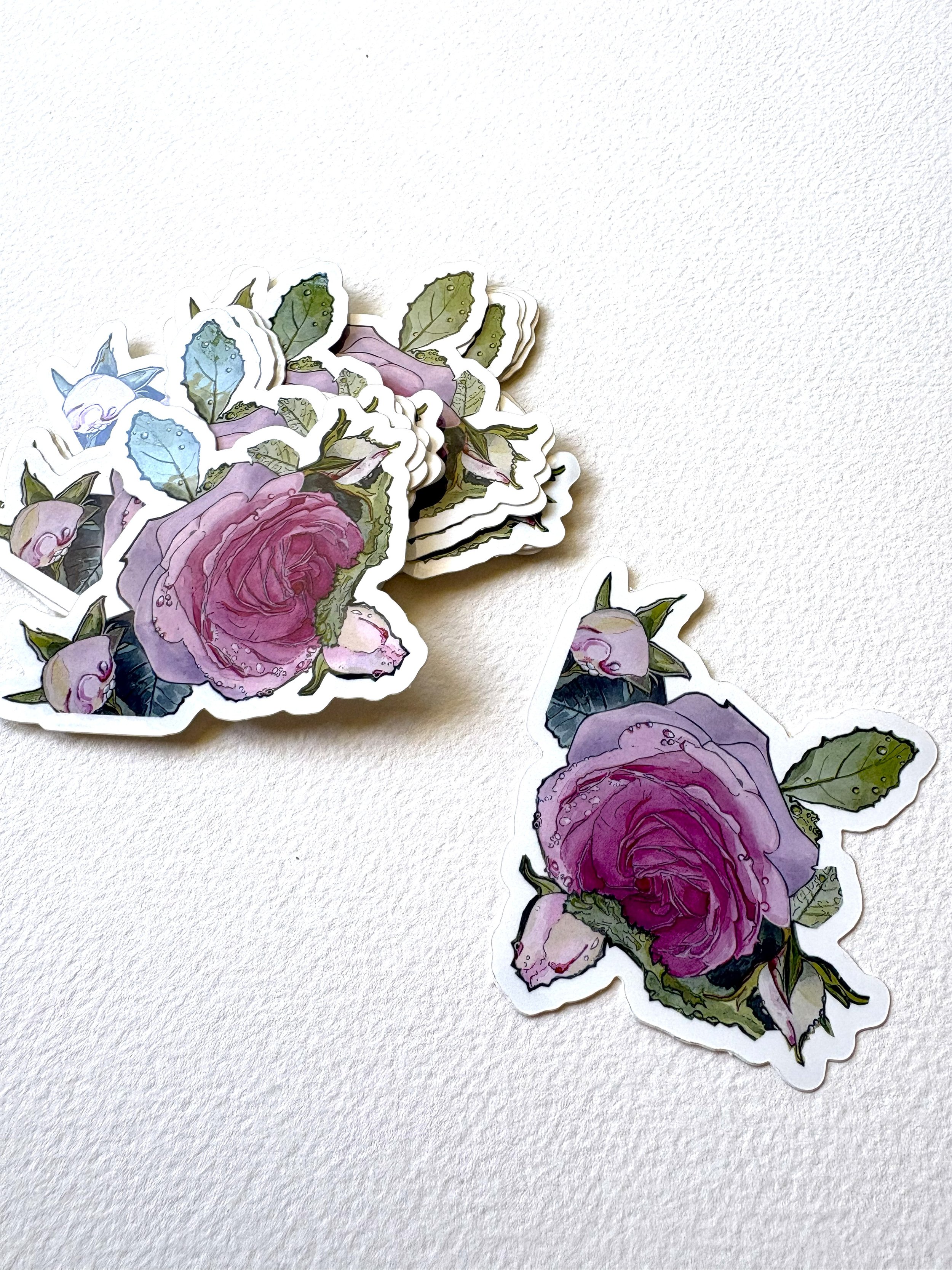 Heirloom Roses | 3" x 3"
