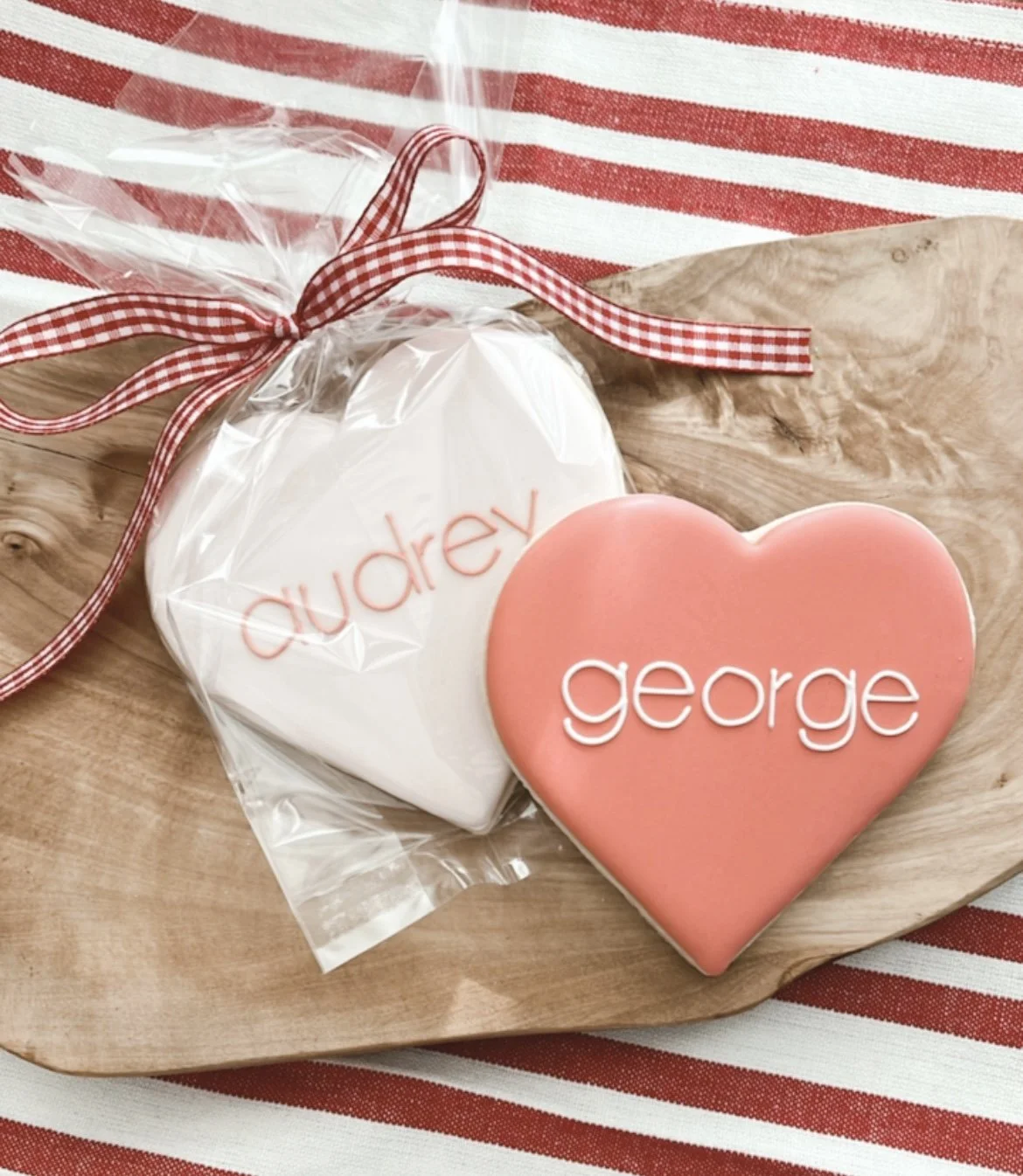 Personalized Heart Cookie