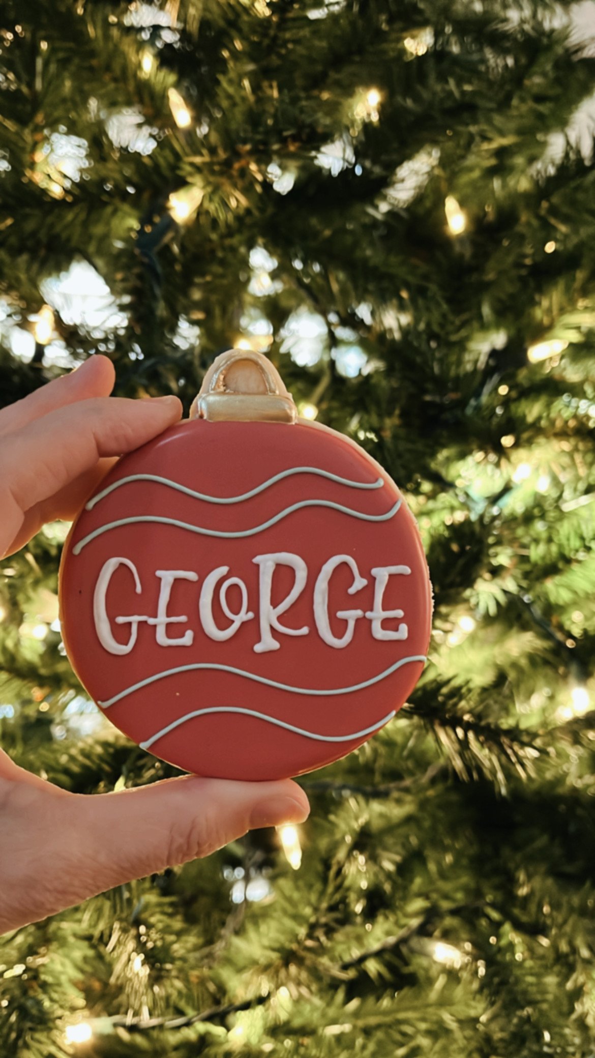 Personalized Ornament Cookie