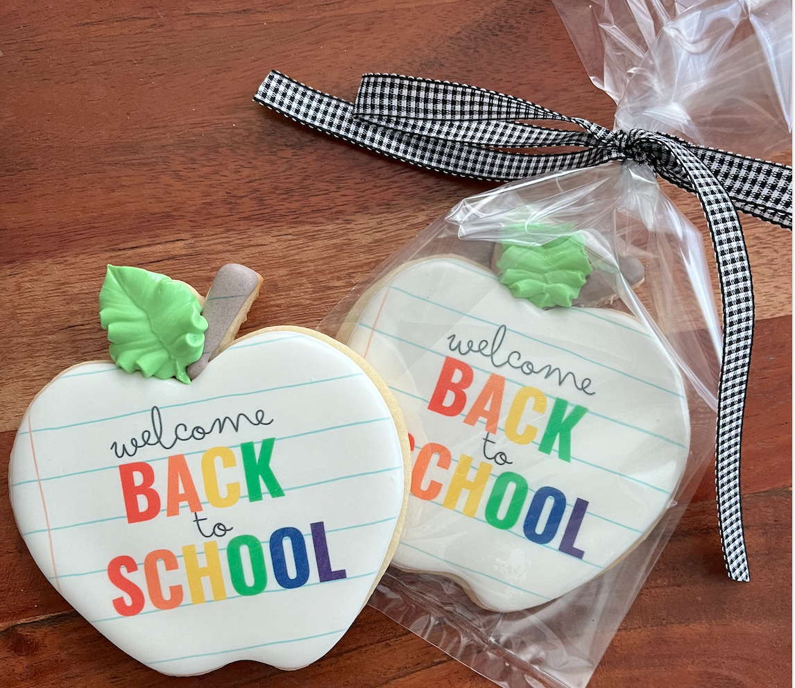 Back to School Apple Cookie