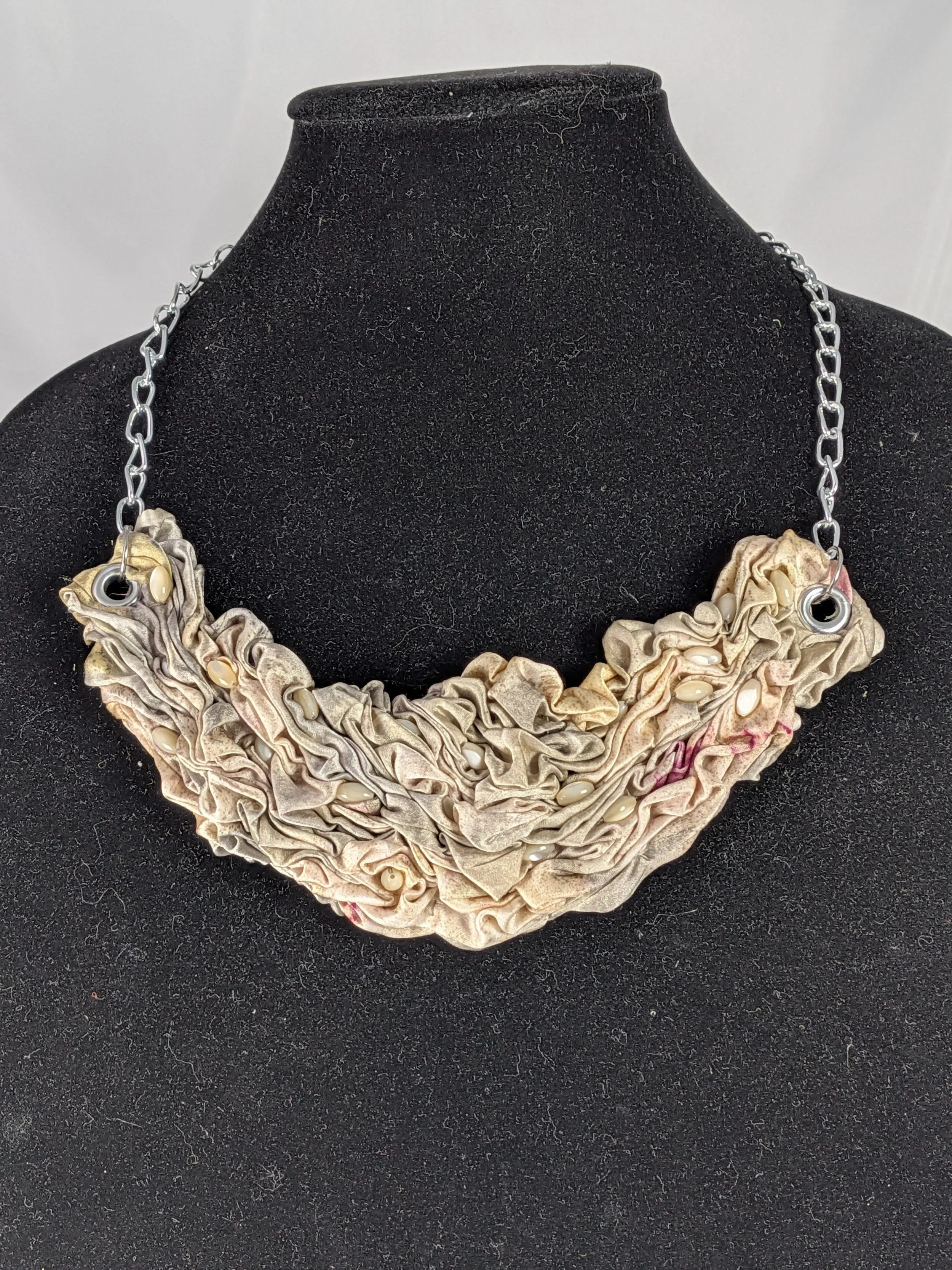 Speckle Silk Necklace