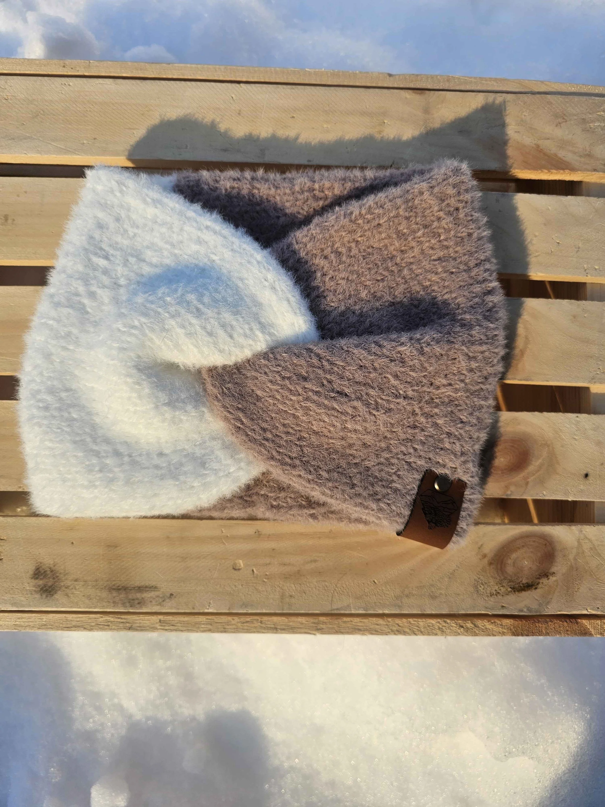 Fuzzy Loom Knit Ear Warmer