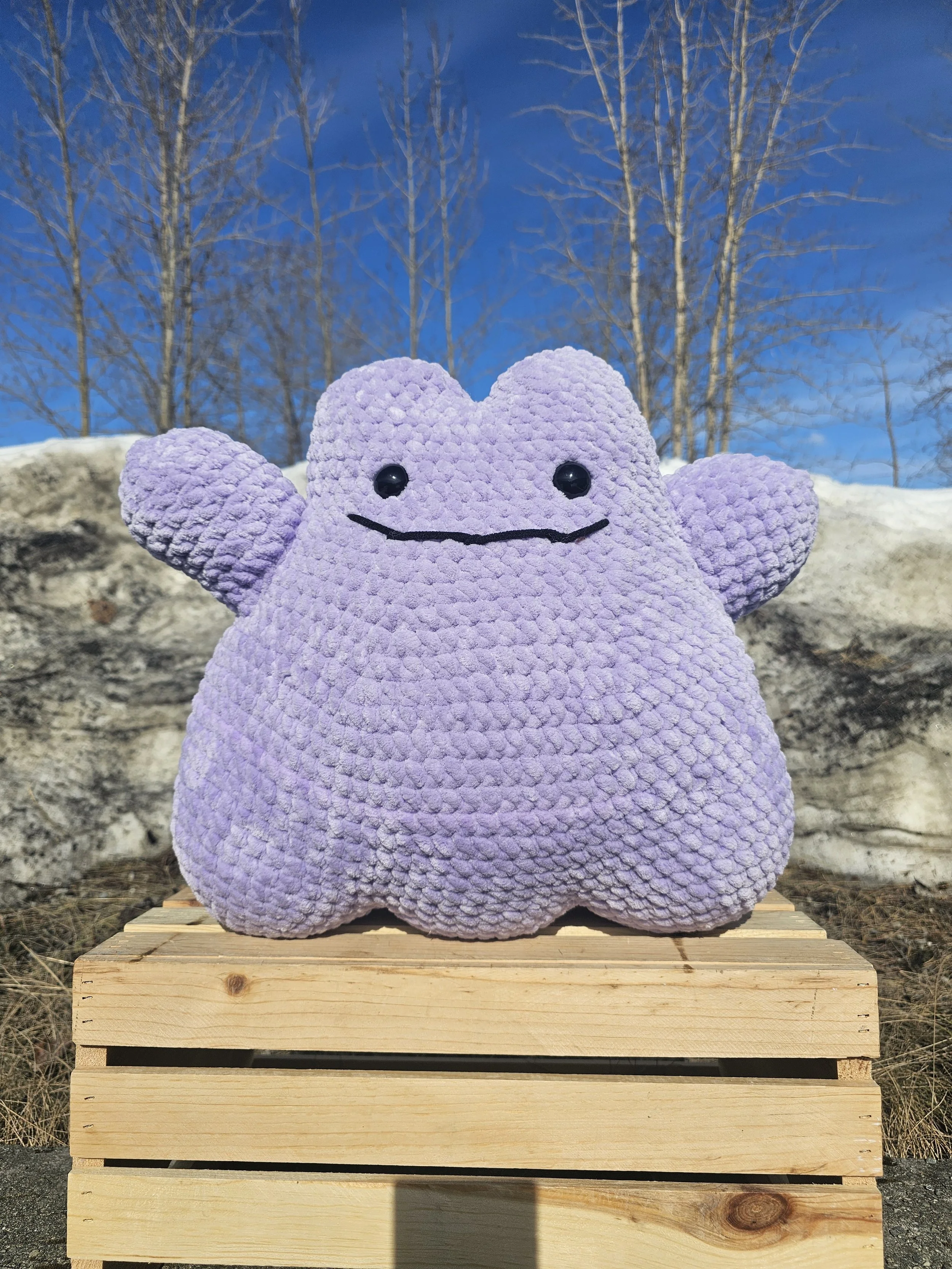 Jumbo Purple Shape-Shifting Plushie
