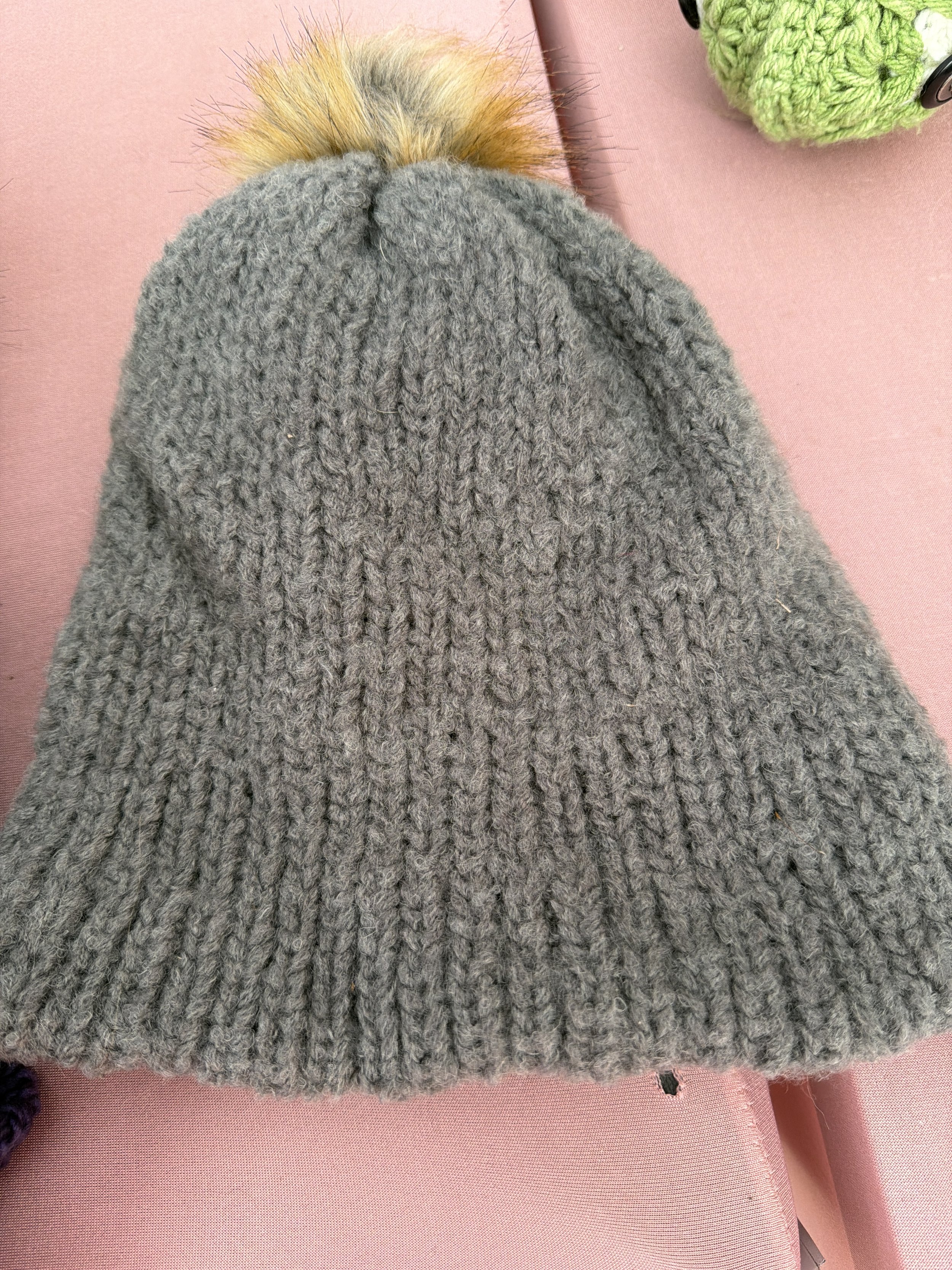 Loom Knit Beanie - Wool Blend