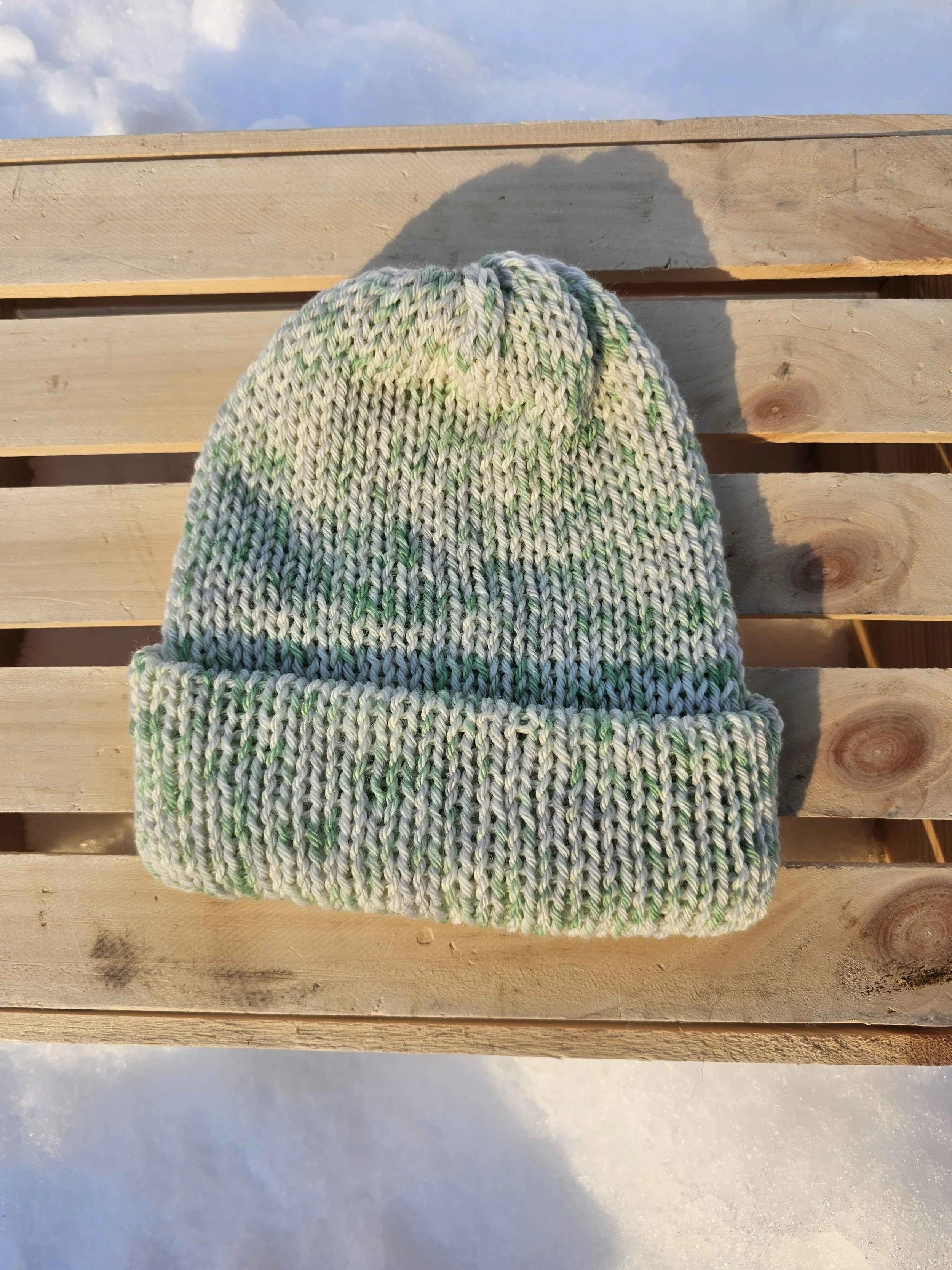 Loom Knit Beanie - Alaska Jude's Yarns