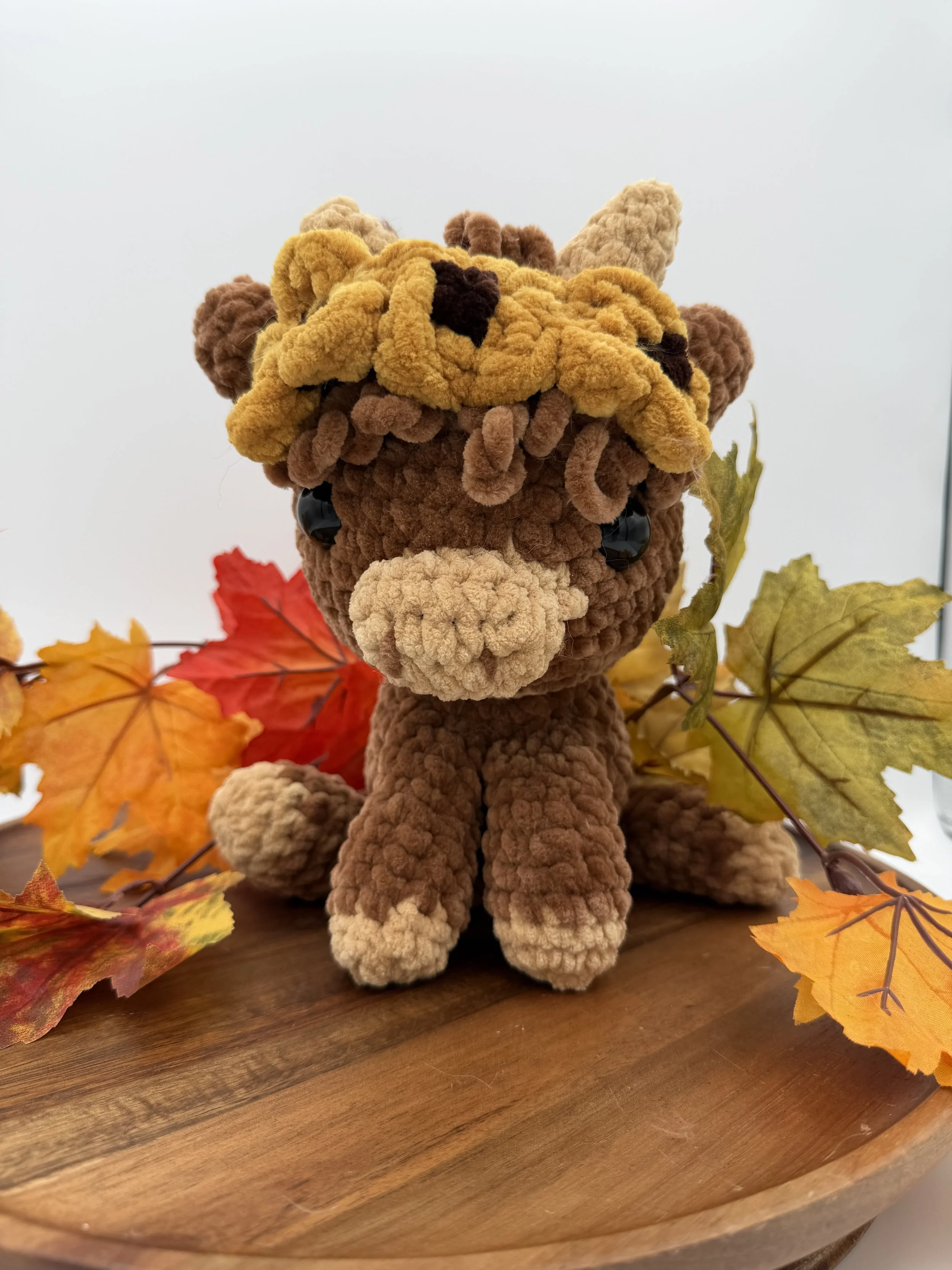 Highland Flower Crown Cow
