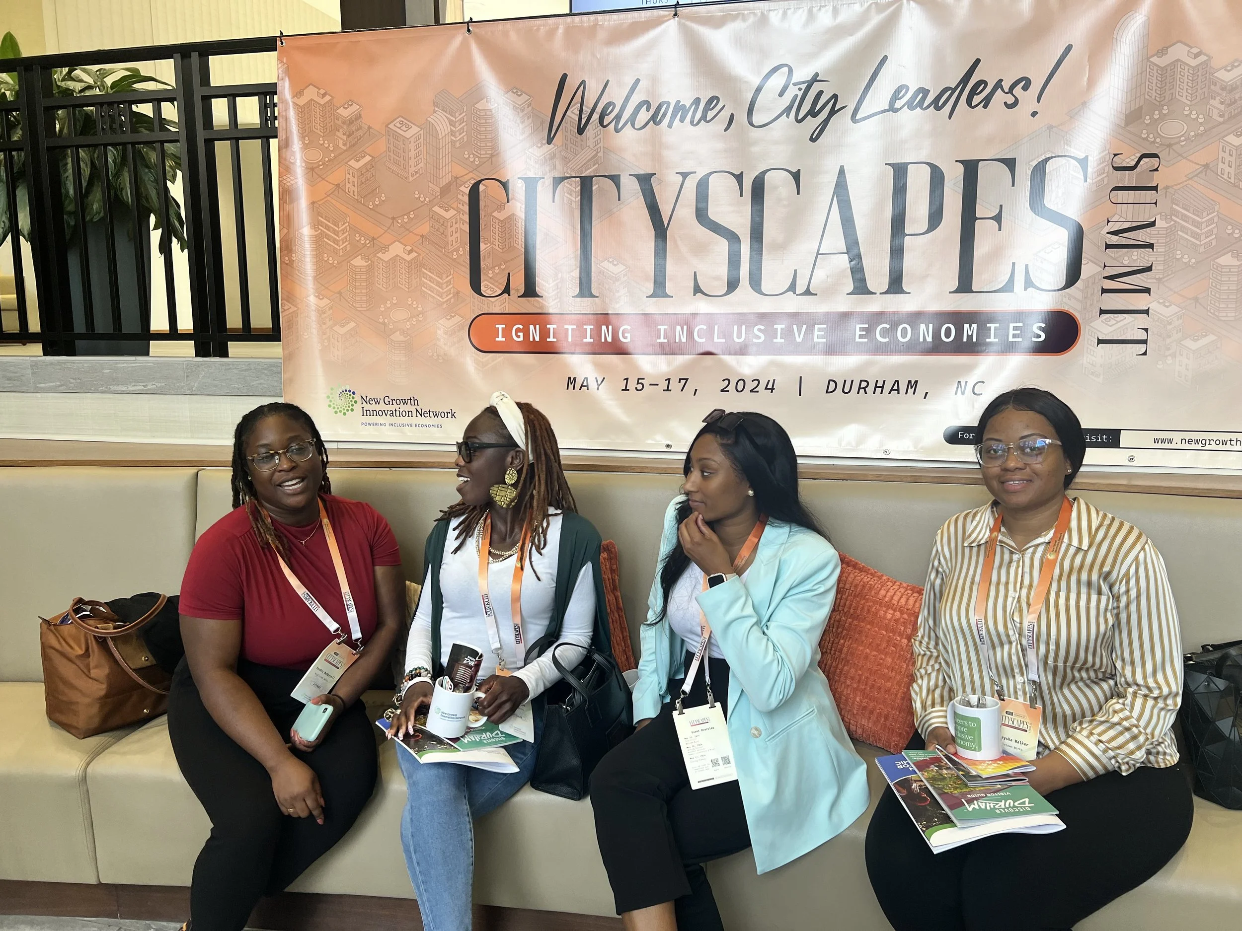 Representing Middletown Works with parents at a national conference on economic inclusion in North Carolina (2024)