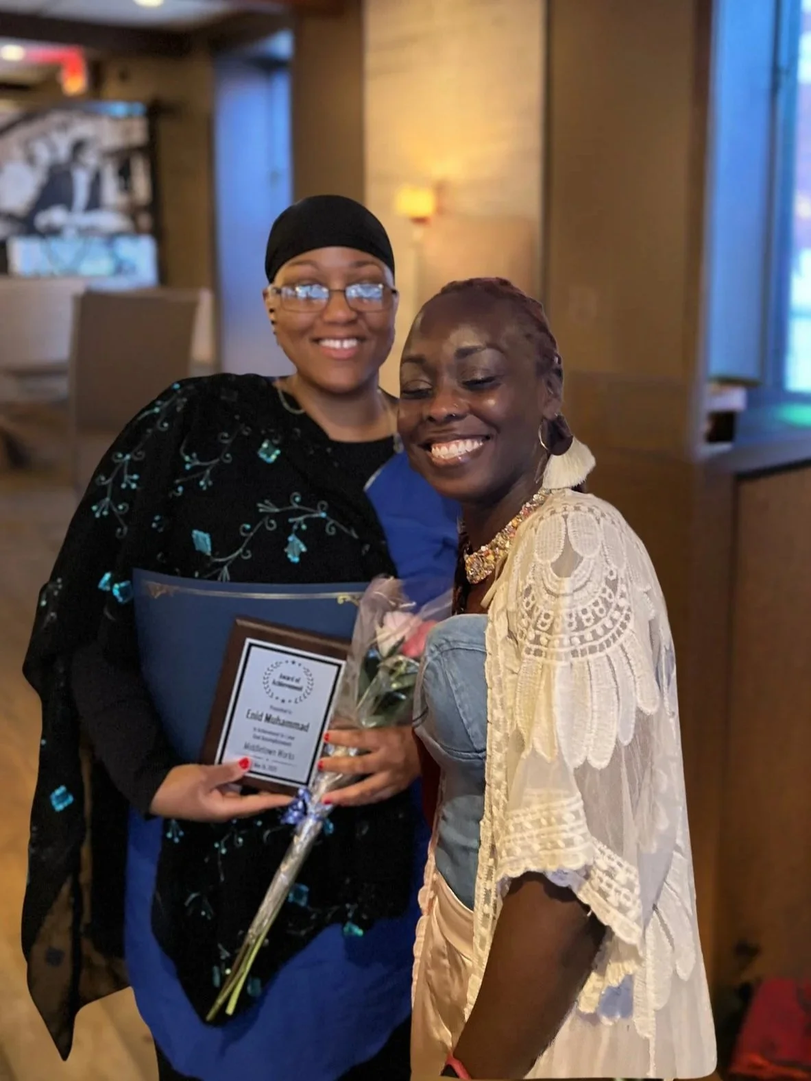 Graduation dinner with one of our parents- this is what progress looks like (2025)