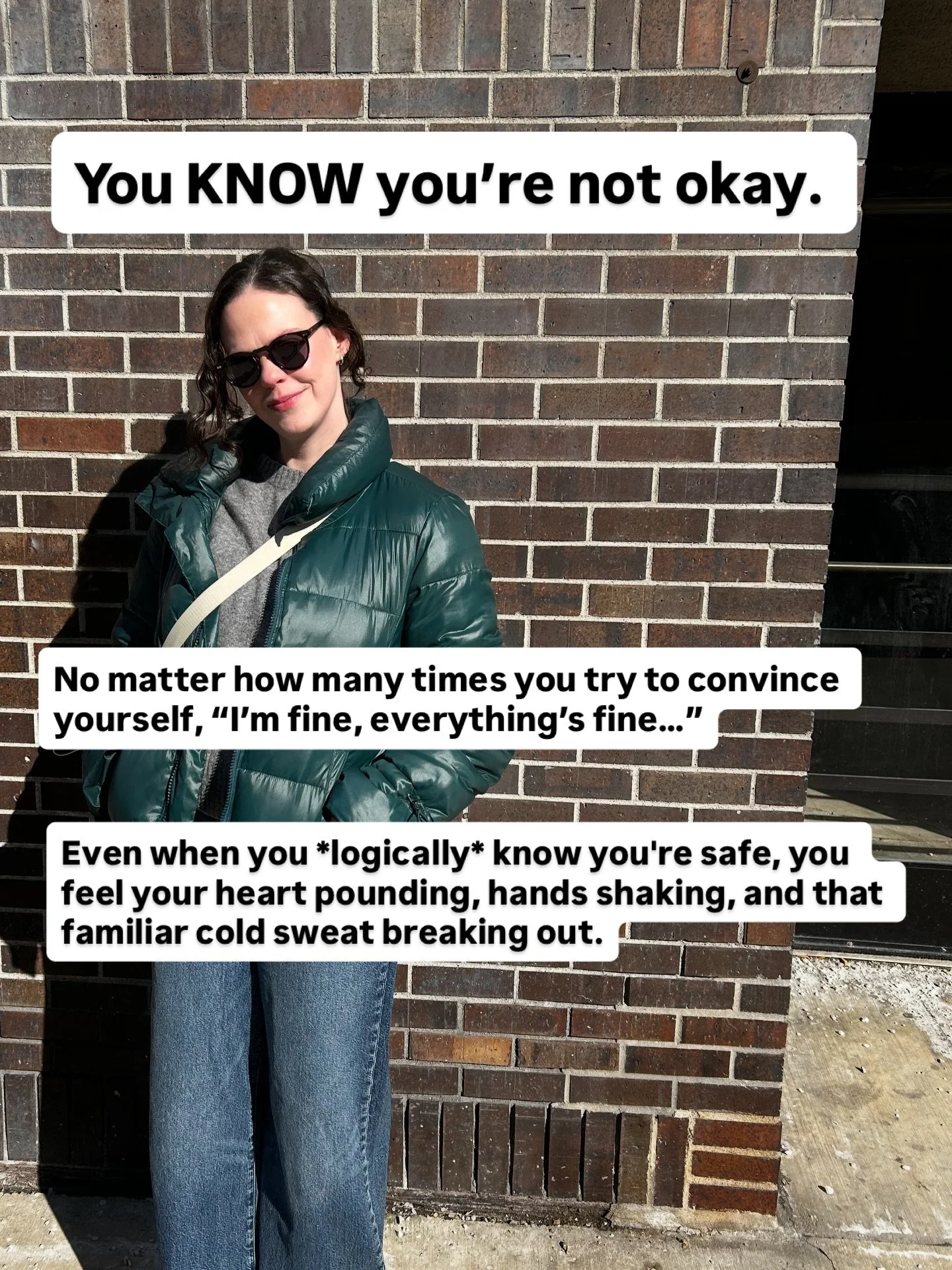 You know your triggers. 🌀

You understand your childhood wounds and have talked about them countless times.

And when you feel your anxiety rising and your chest tightening, and your brain won&rsquo;t shut off, you do what you know to do: You refram
