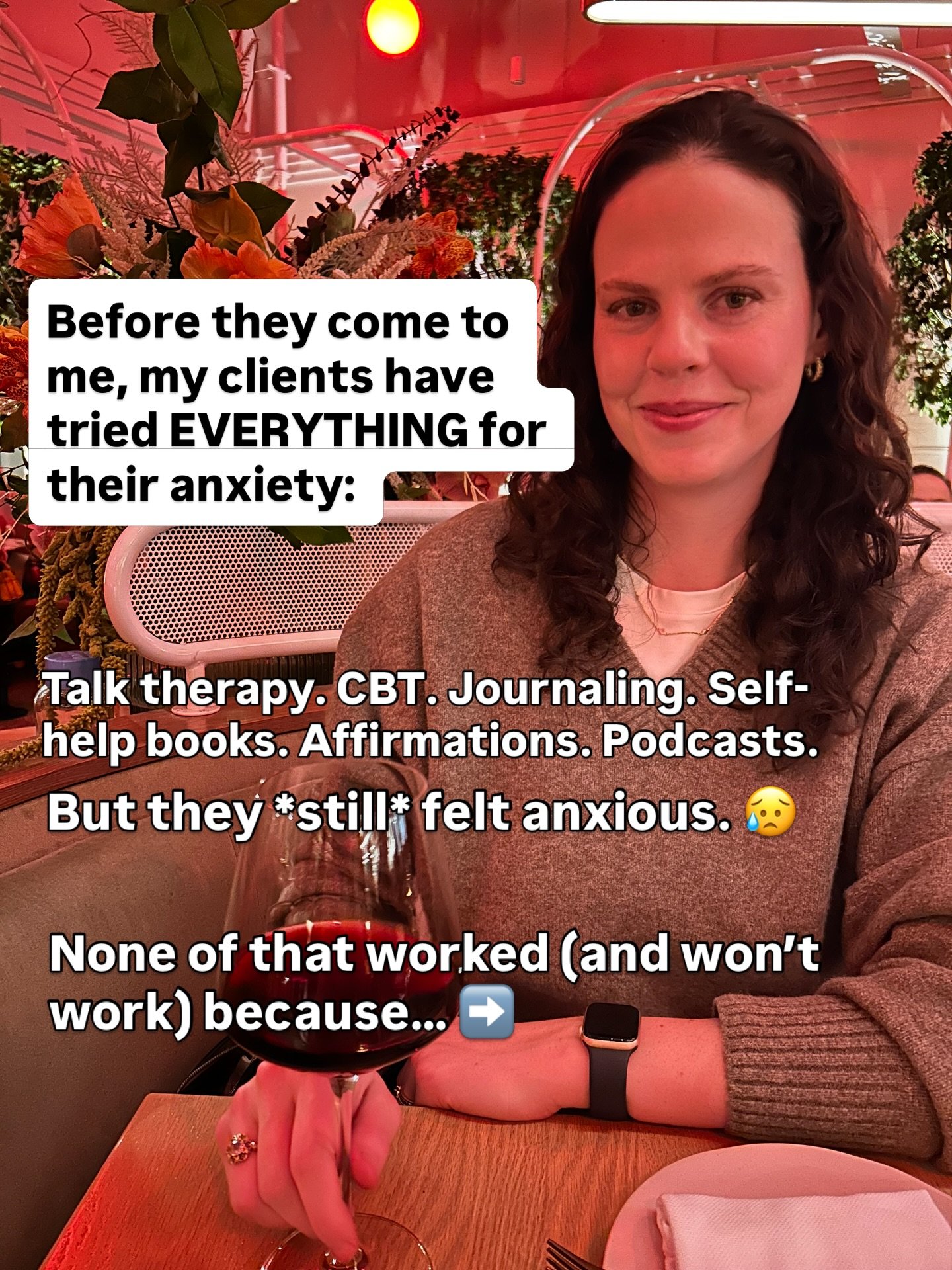 If you&rsquo;re reading this, I already know one thing about you:

You&rsquo;ve tried. A LOT. 

SSRIs. Therapy sessions. Books. Podcasts. Mindset. 

You&rsquo;ve done EVERYTHING.

And yet your body still feels like it&rsquo;s running a marathon on th