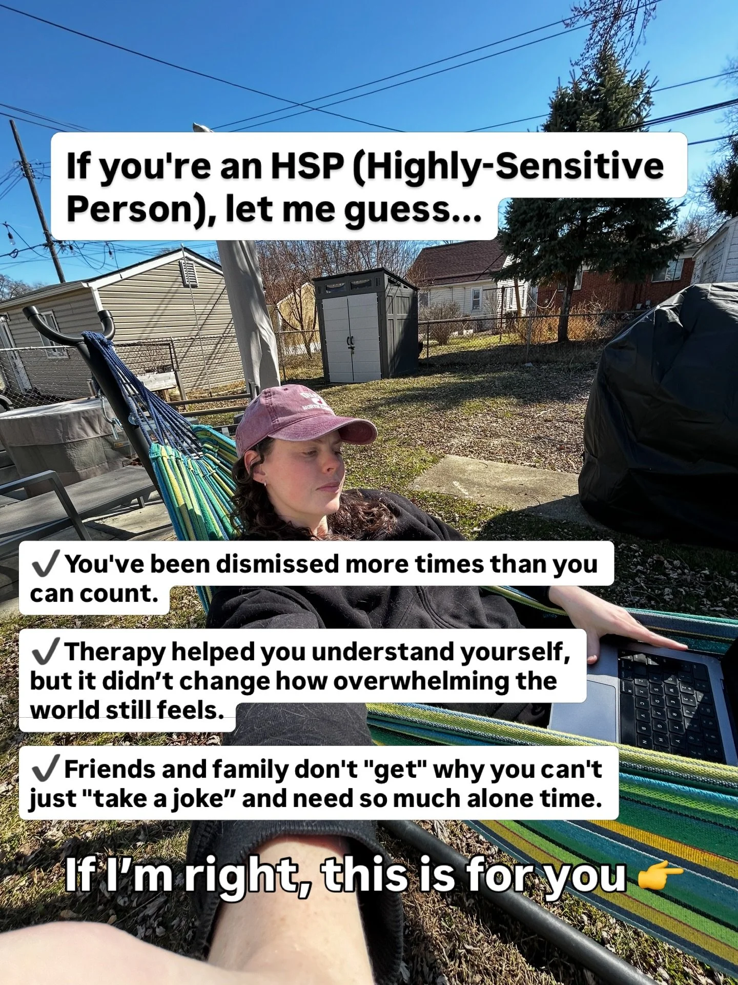 I&rsquo;ve heard the HSP horror stories. 

✖️Therapists dismissing or not understanding high sensitivity. 
✖️Doctors pathologizing and pushing medication. 
✖️Friends and family saying, &ldquo;you just need to get over it.&rdquo; 

It&rsquo;s exhausti