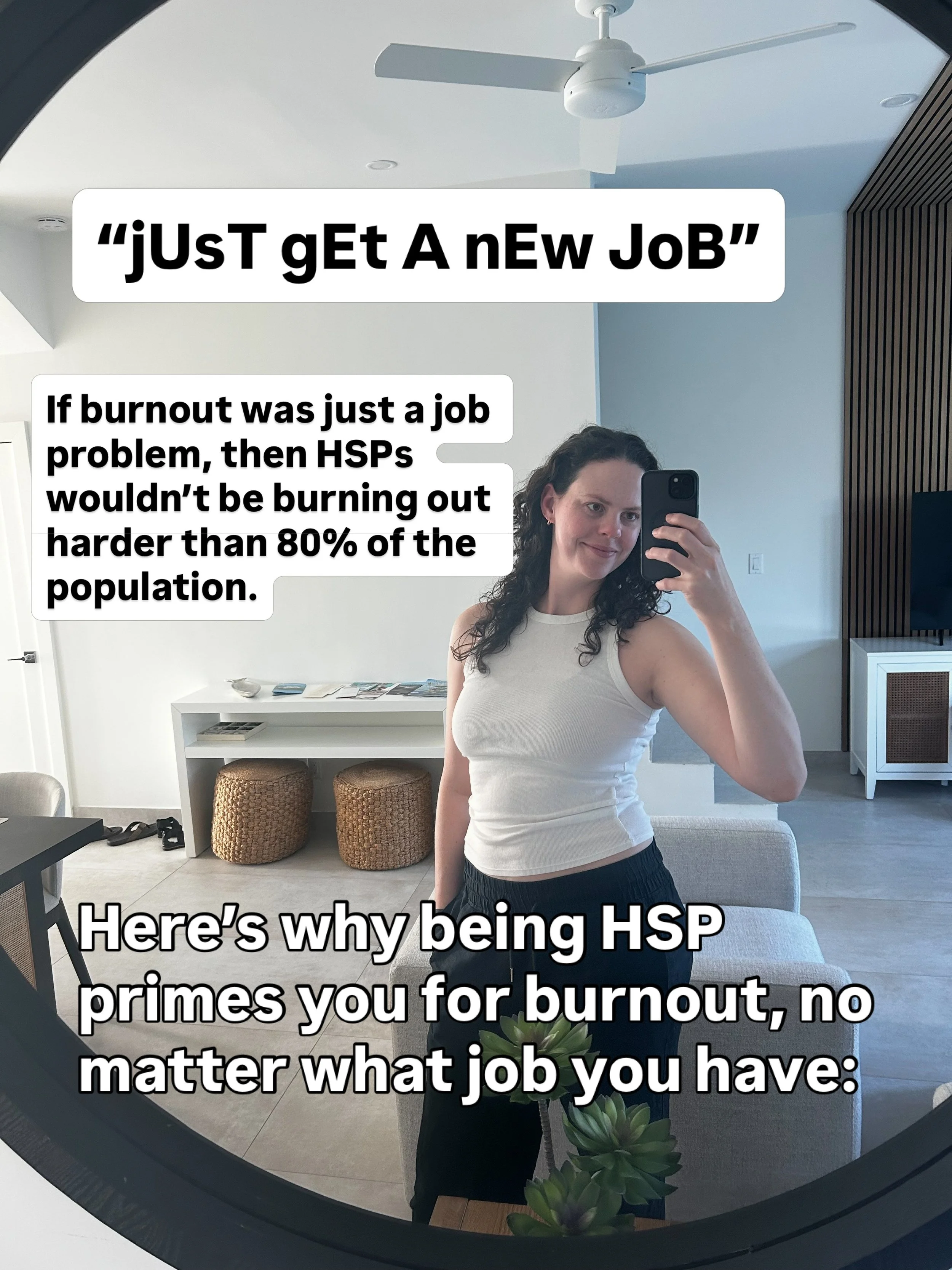 It&rsquo;s not (just) your job. 

It&rsquo;s also how your nervous system is reacting to your job each and every day.

Hypervigilance, perfectionism, people pleasing, overstimulation&mdash;these traits make you significantly more vulnerable to burnou