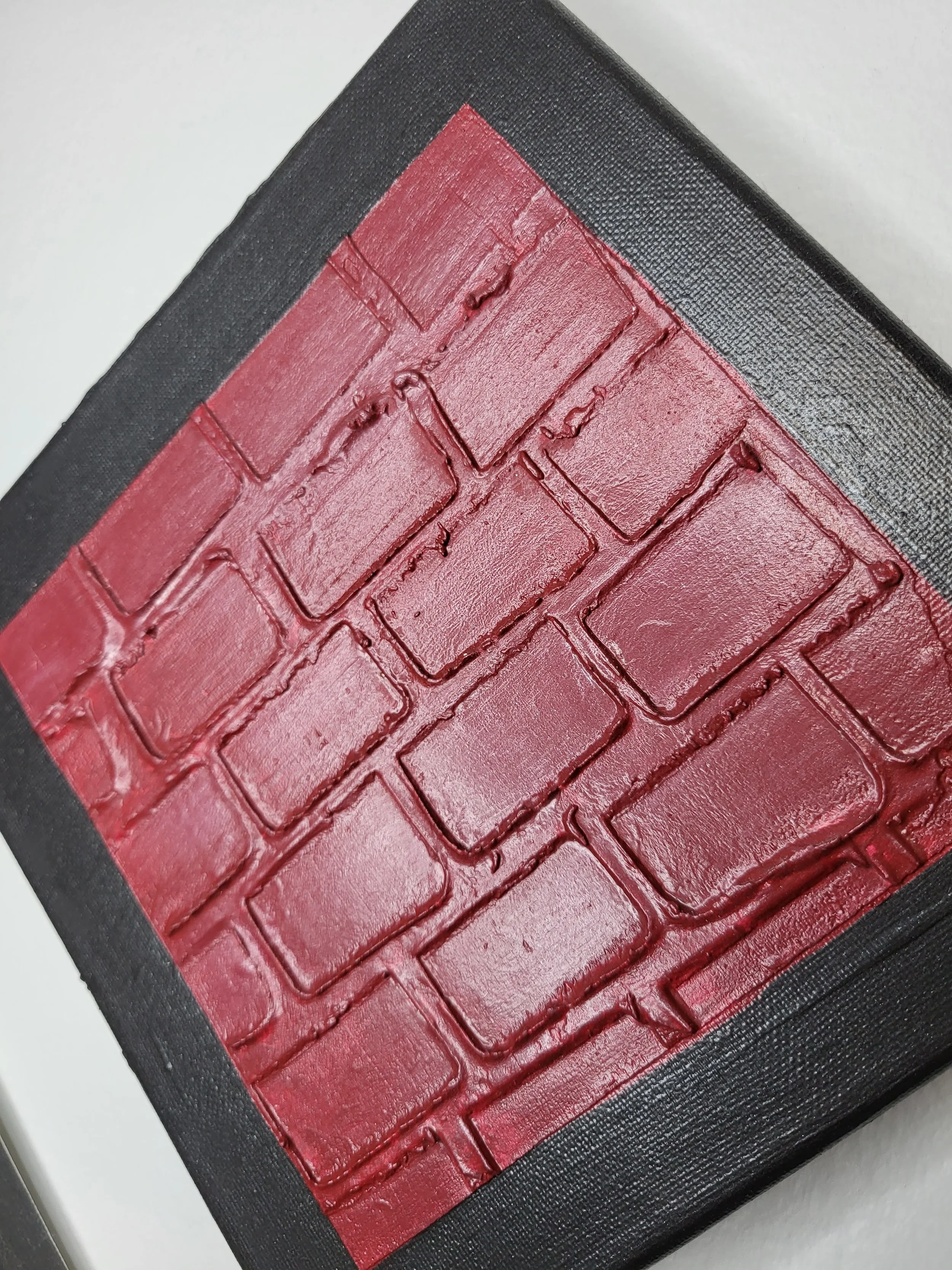 Square textured tiles - 3x3 - red brick wall.jpg