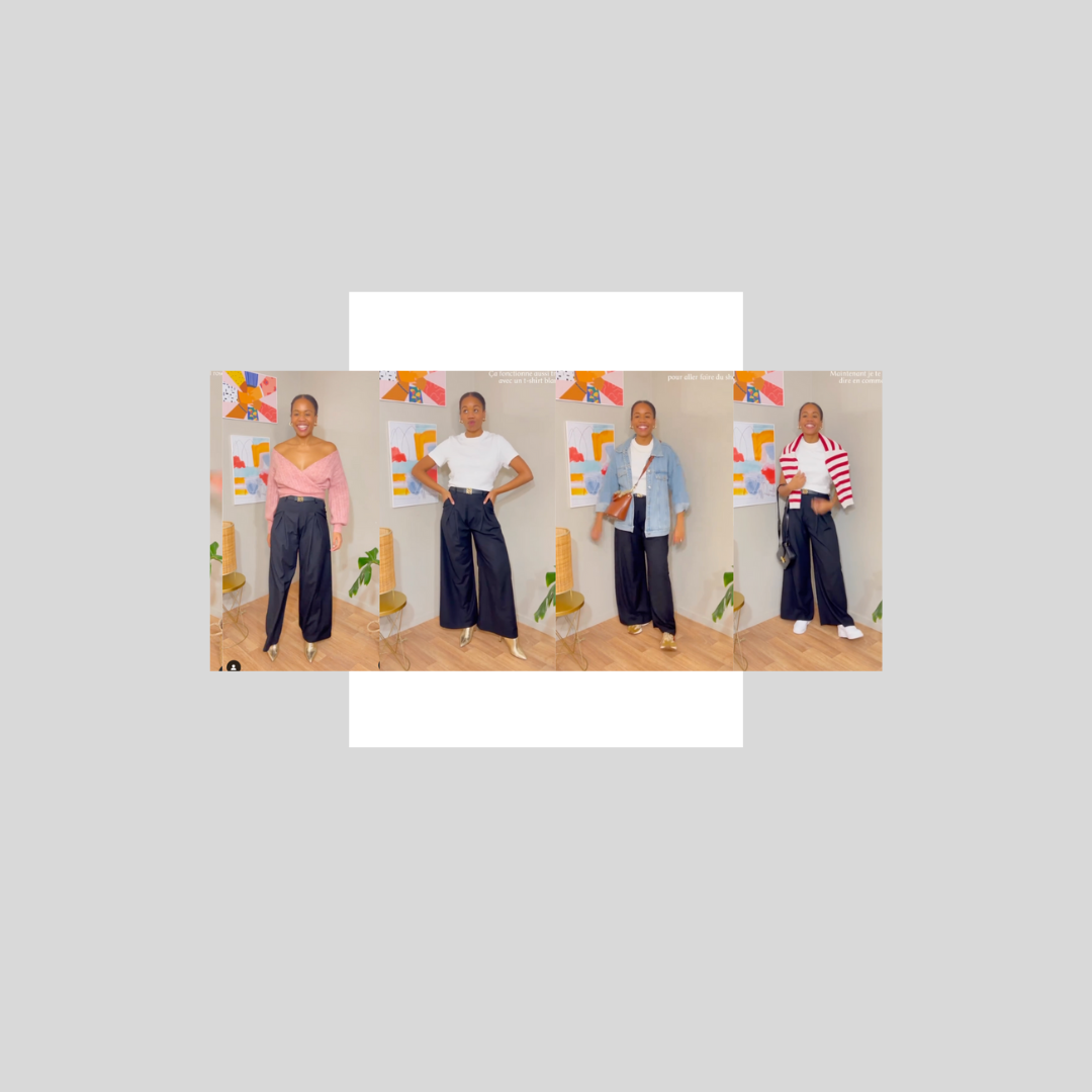 REEL STYLED BY FLO “LE PANTALON NOIR”