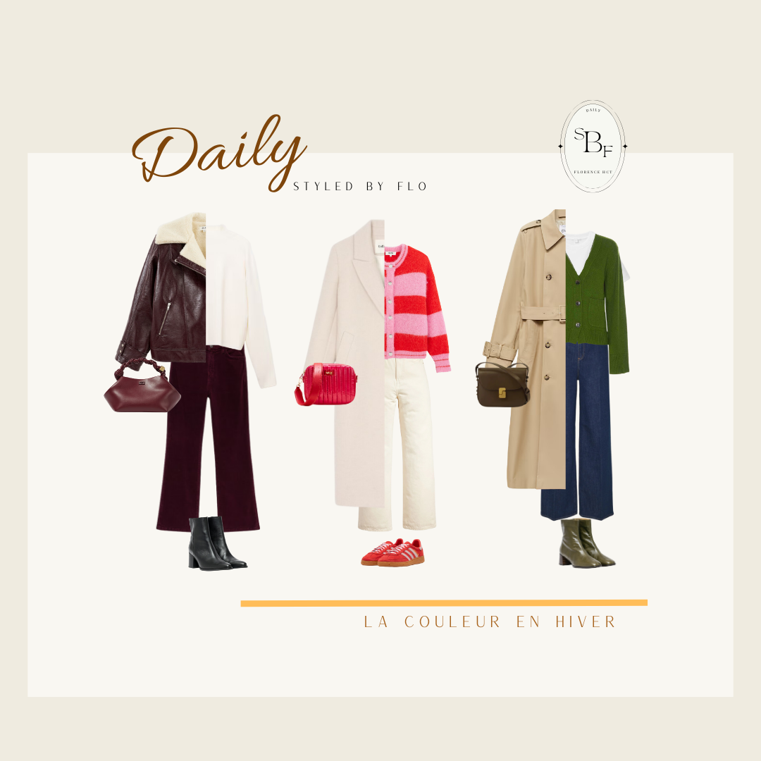 Dailystyled by flo : la couleur en hiver