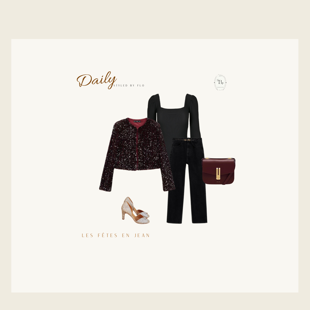 DAILYSTYLEDBYFLO: Les fêtes en Jean noir