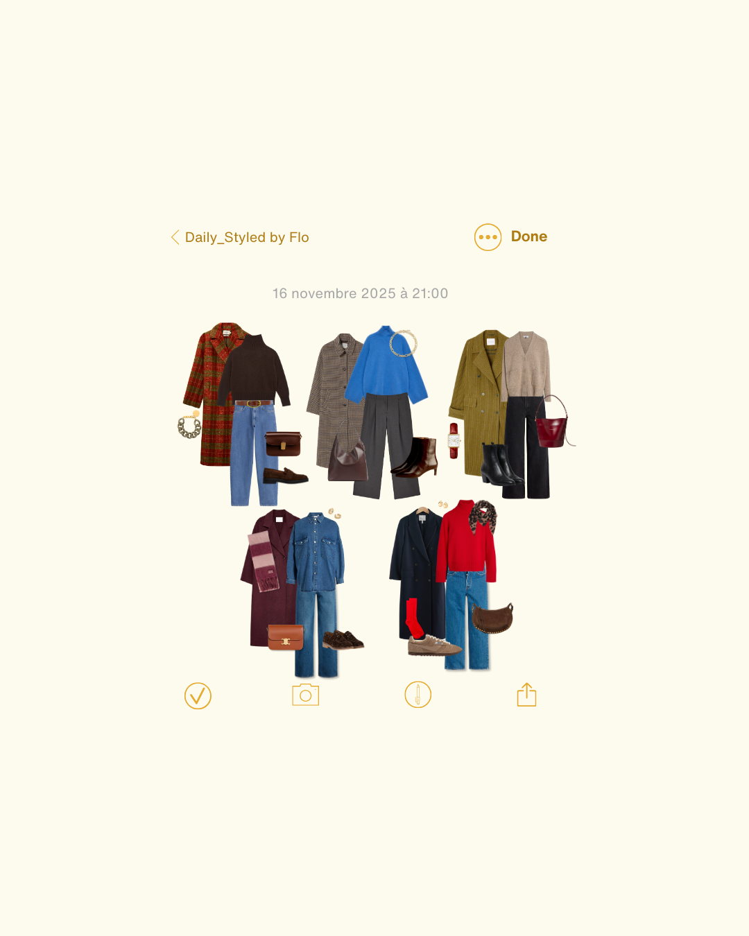 Dailystyledbyflo : Semainier du 24/11*