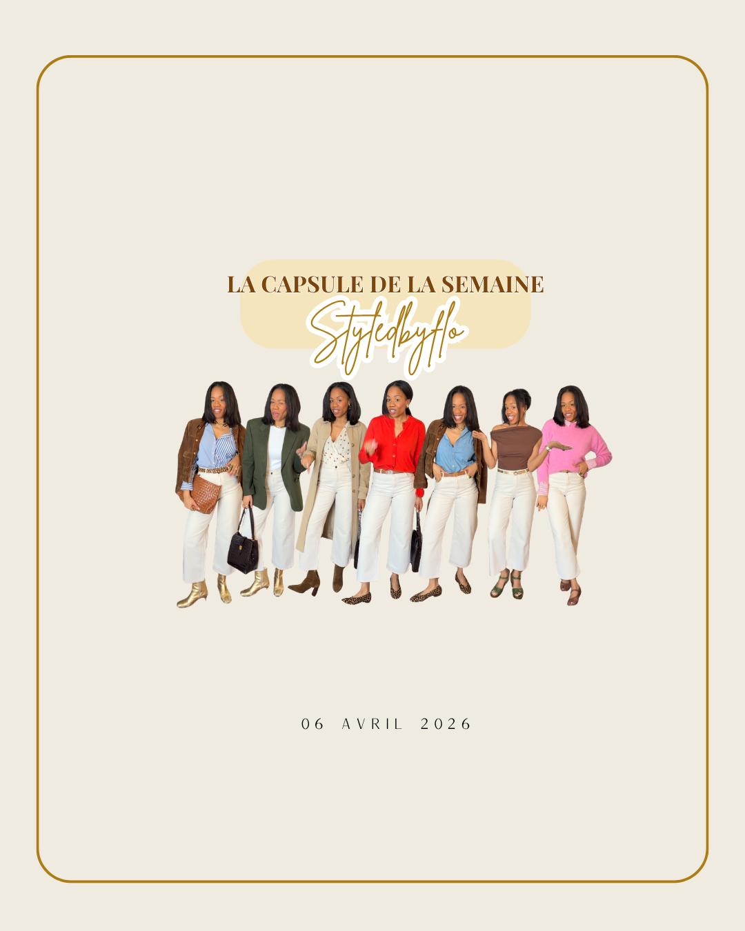 STYLEDBYFLO : LA CAPSULE DE LA SEMAINE DU 06/04