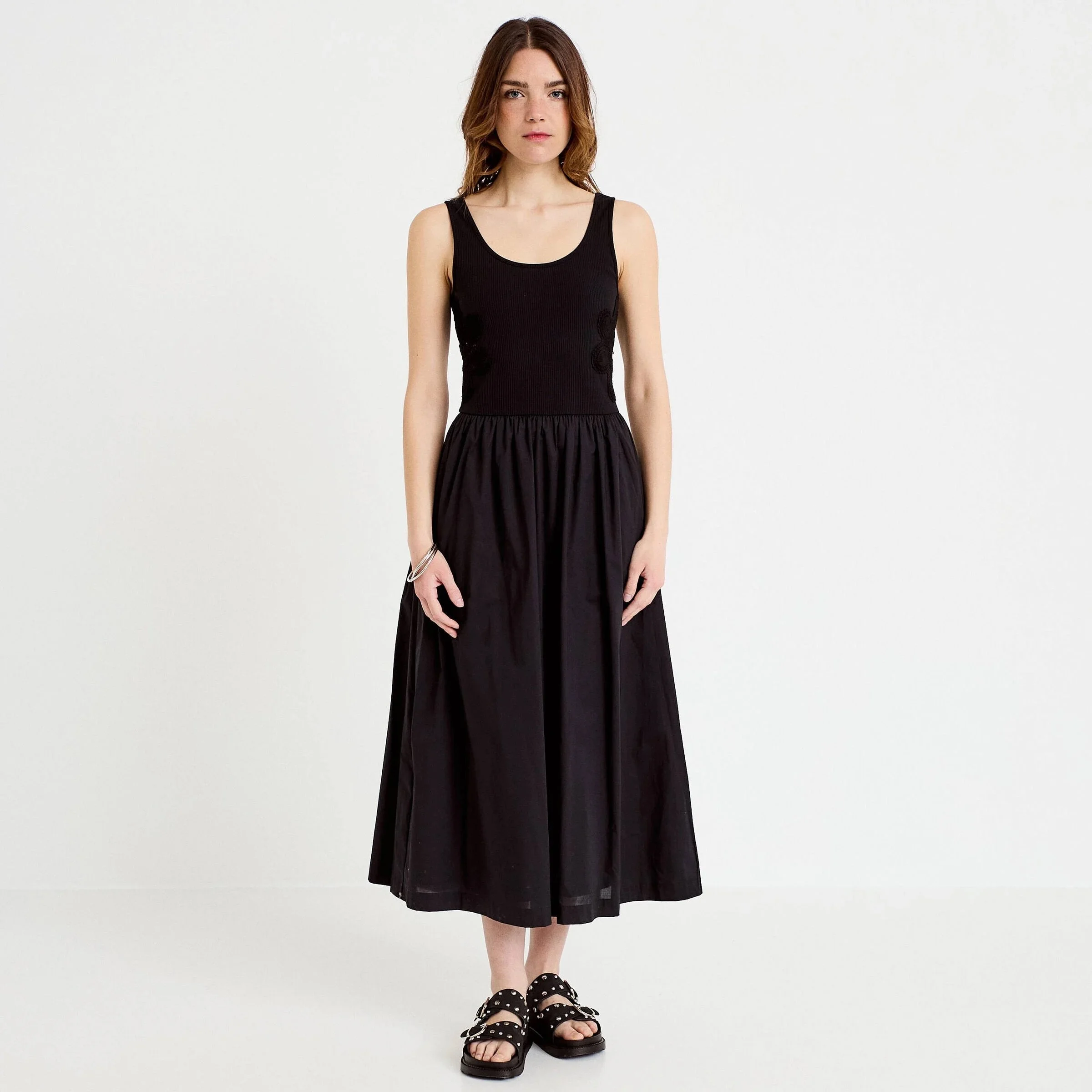 robe-longue-evasee-bi-matiere-noir-femme-vue1-36125363300721001.jpg
