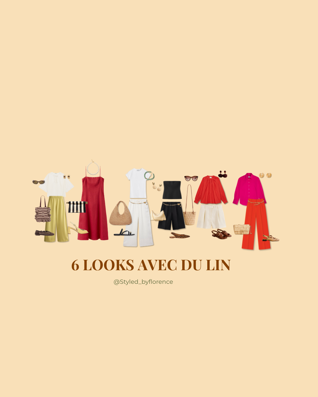 STYLDEBYFLO : 6 LOOKS AVEC DU LIN 