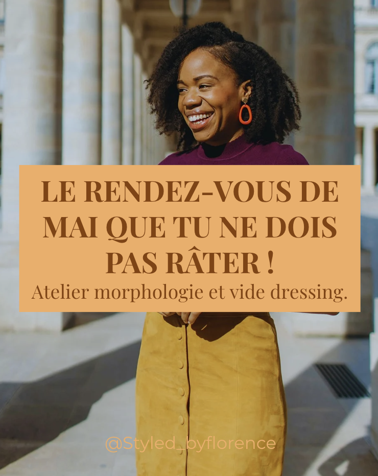 Atelier Morphologie + Vide-Dressing Dimanche 17 mai · Paris 20e · 30€