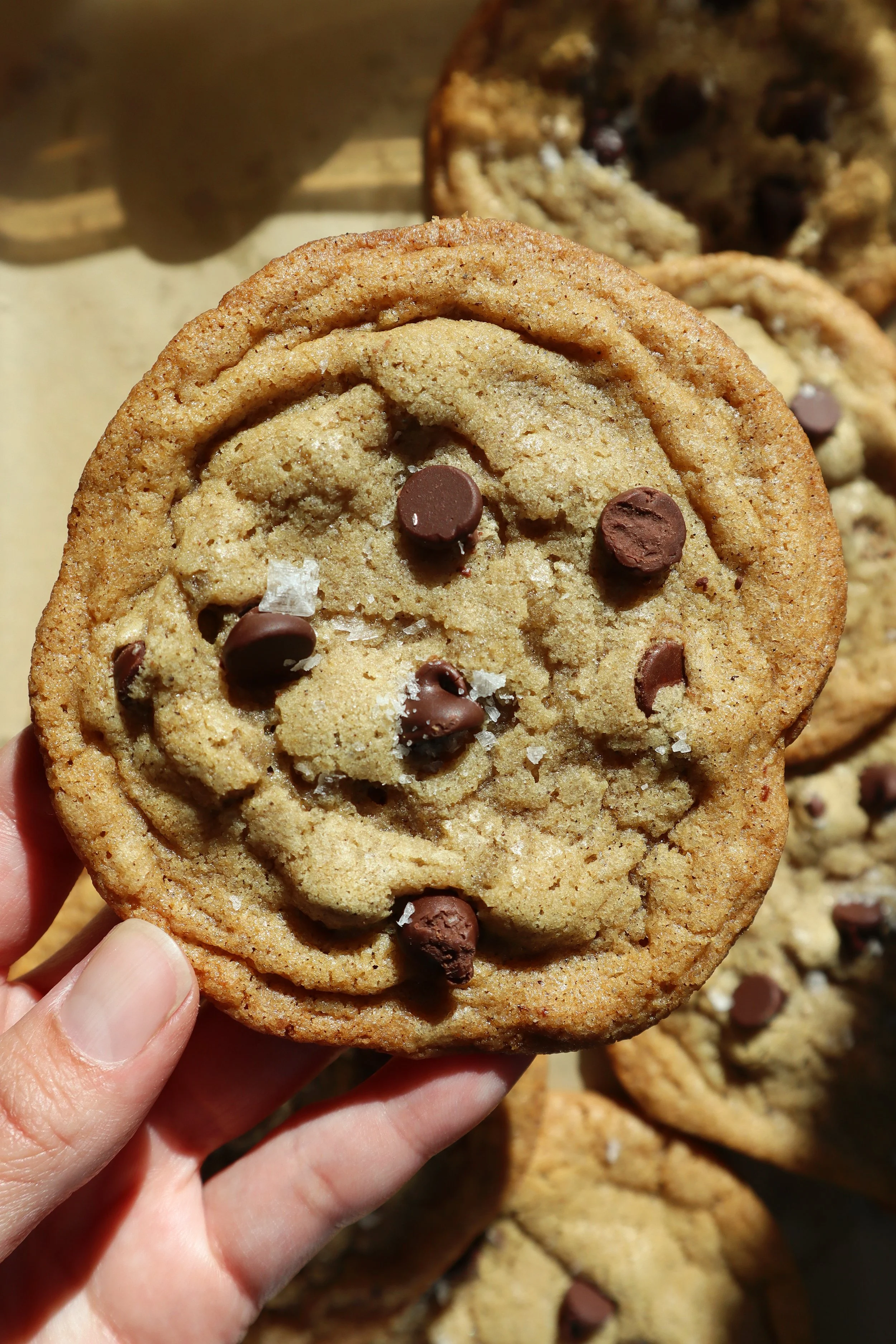 Thin &amp; Chewy Brown Butter Chocolate Chip Cookies