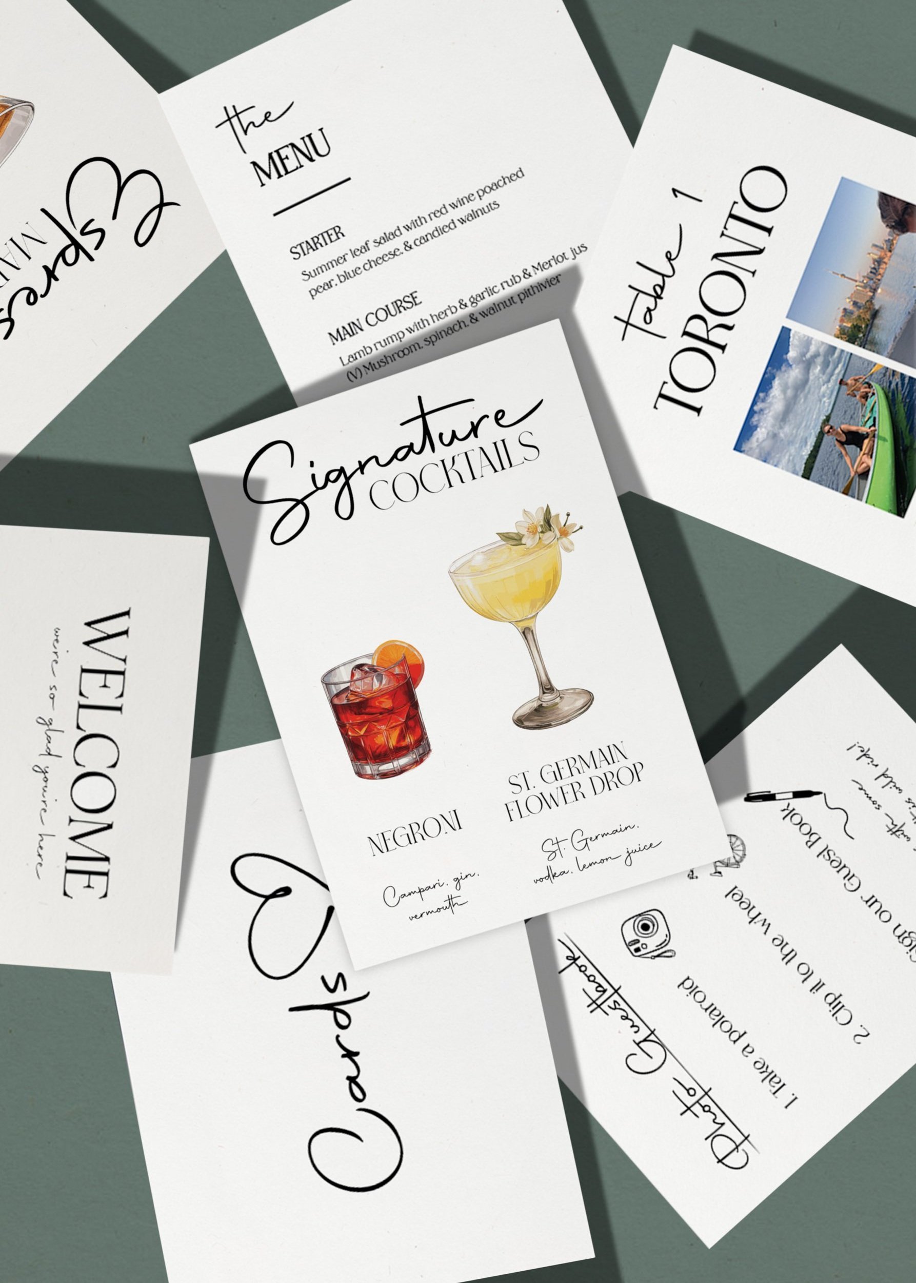 Custom Wedding Signage and Graphics